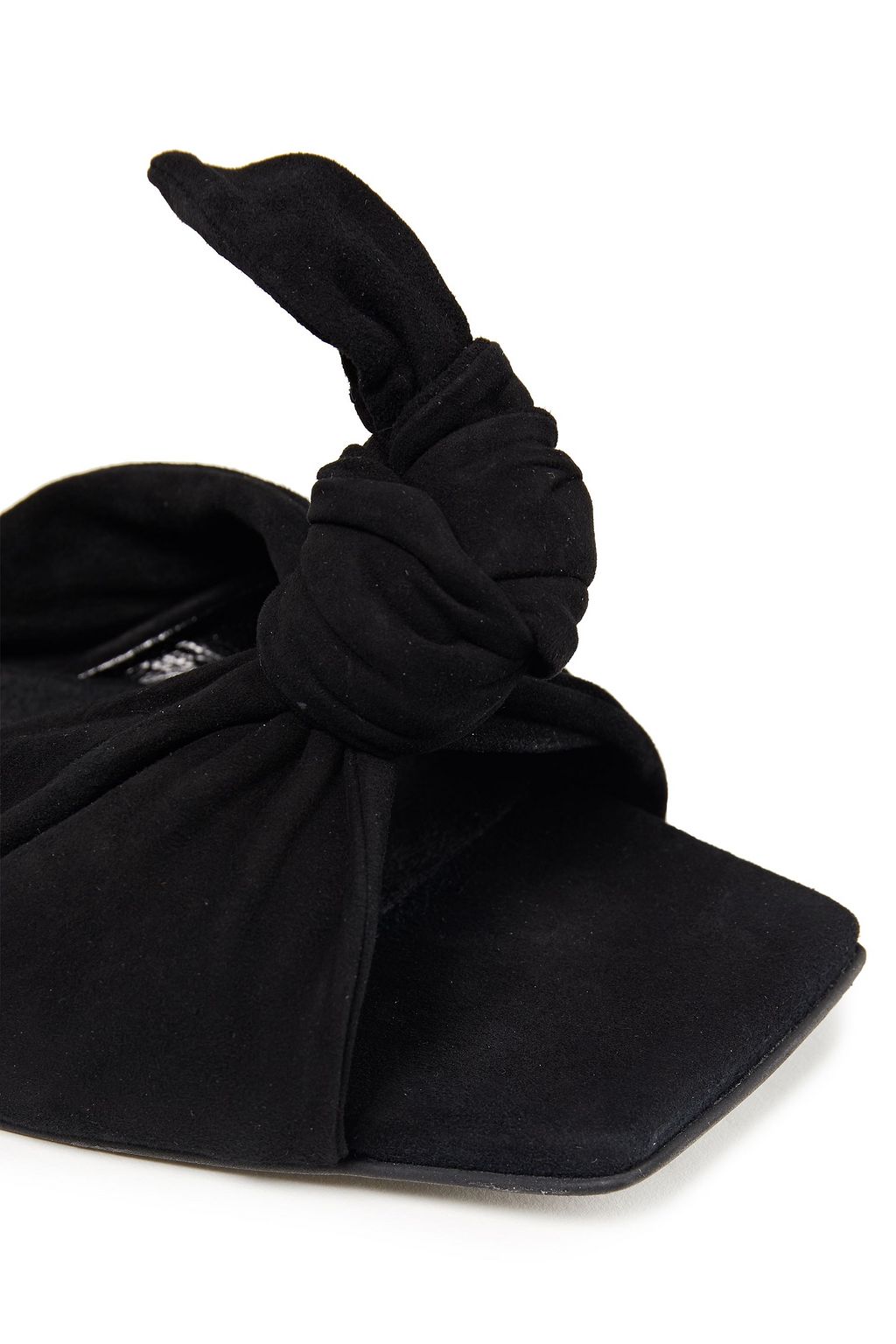 MCQ ALEXANDER MCQUEEN Knotted suede slides