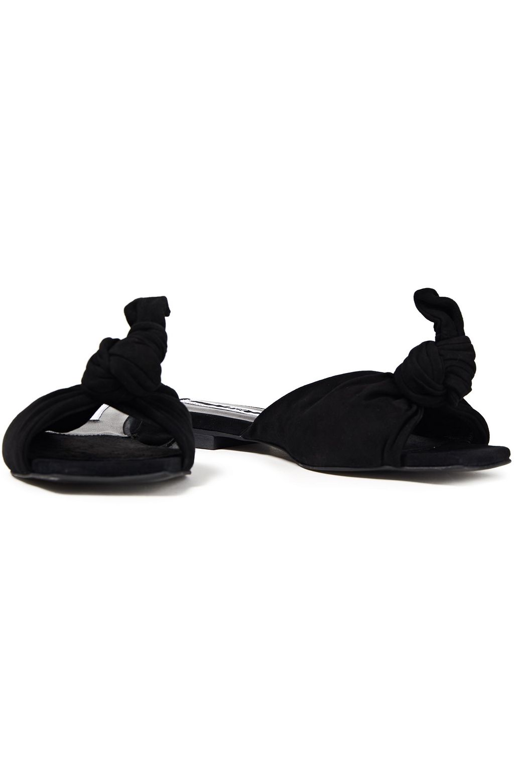 MCQ ALEXANDER MCQUEEN Knotted suede slides