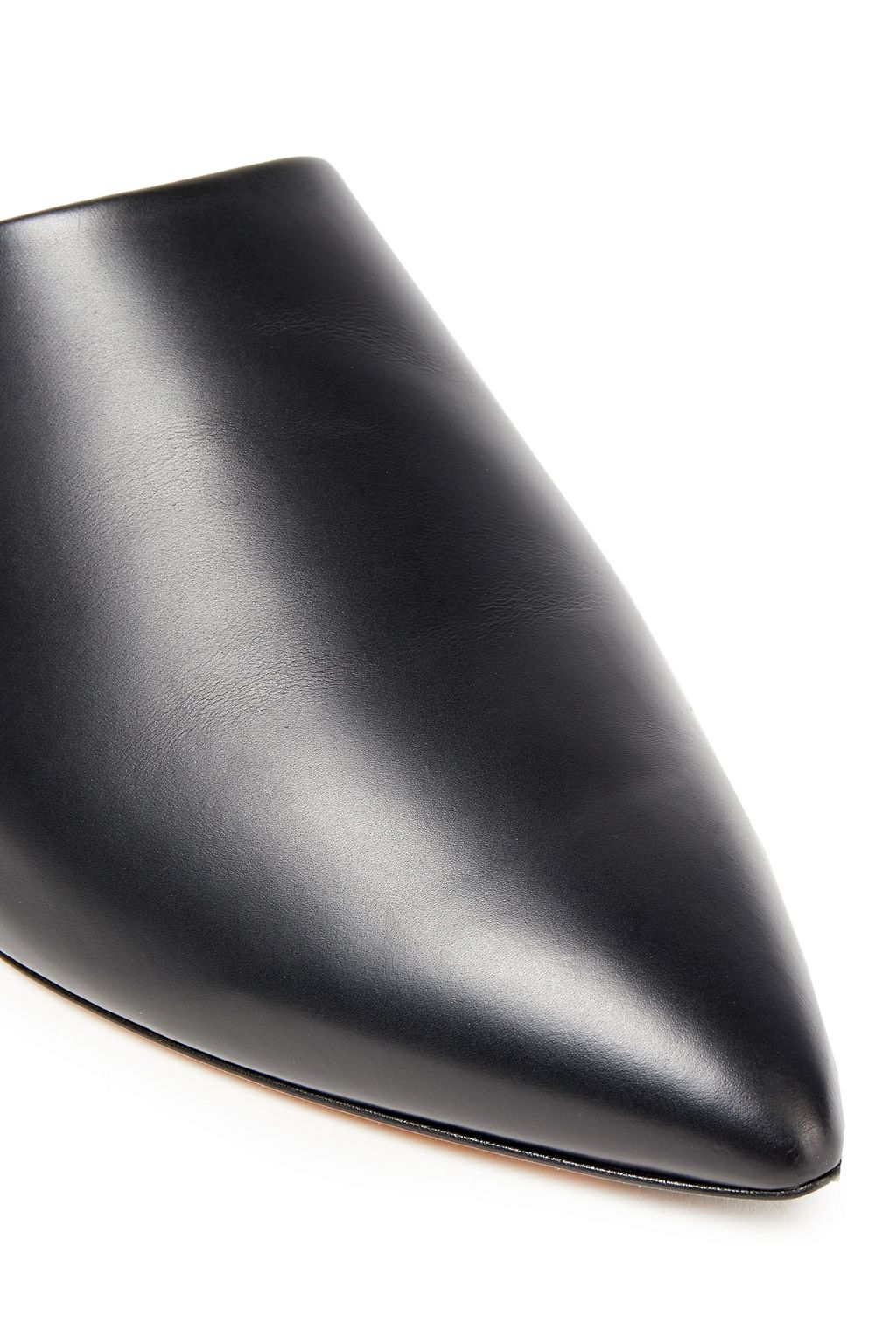 VINCE. Danna leather slippers