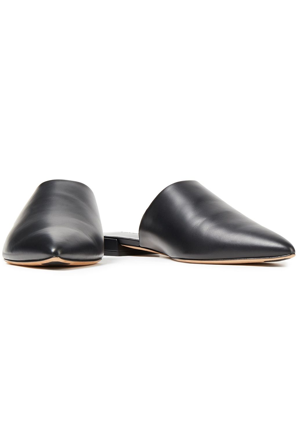 VINCE. Danna leather slippers