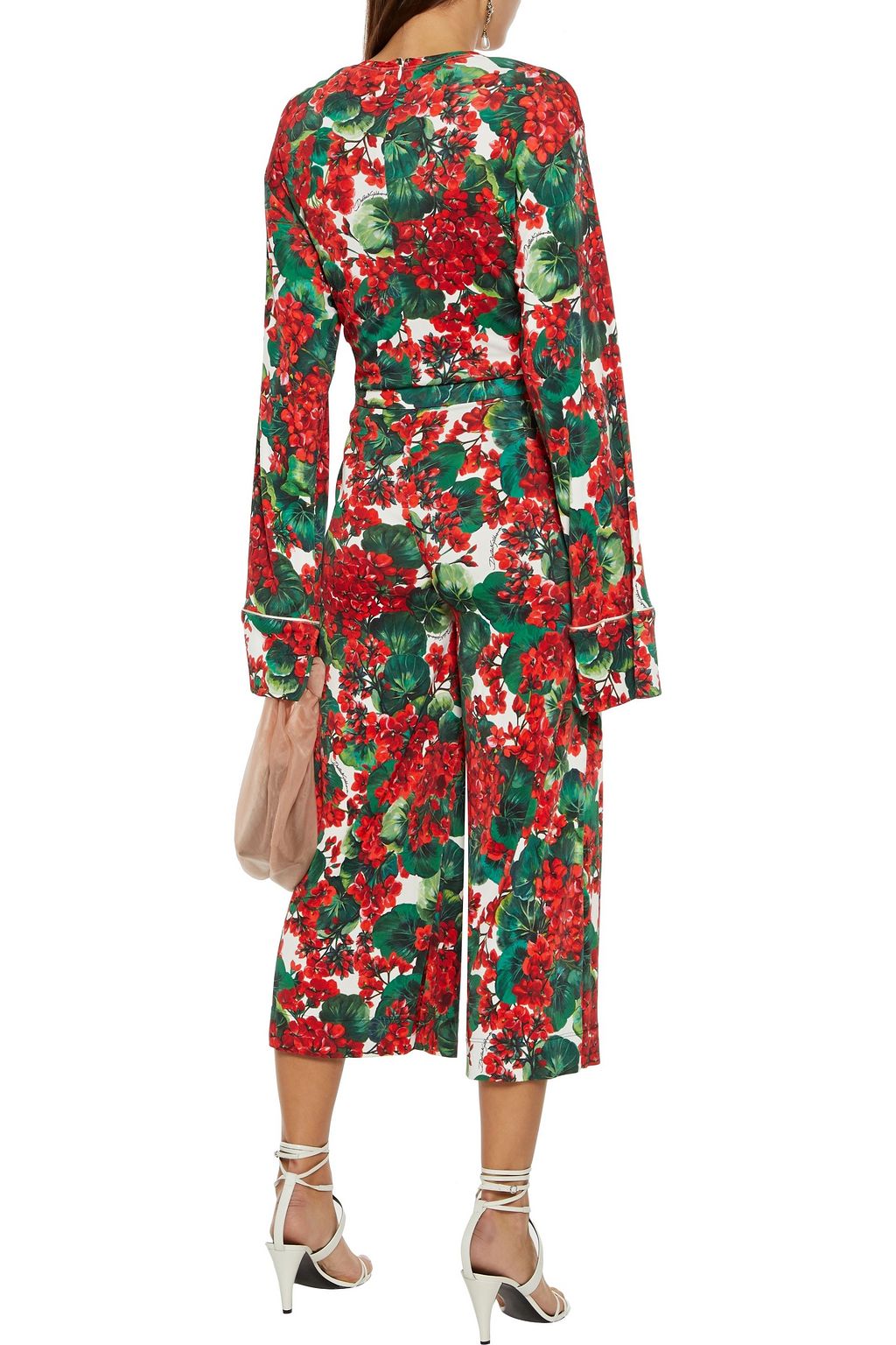 DOLCE&GABBANA Floral-print jersey top