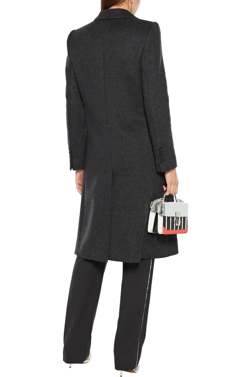 DOLCE&GABBANA Wool and cashmere-blend felt coat