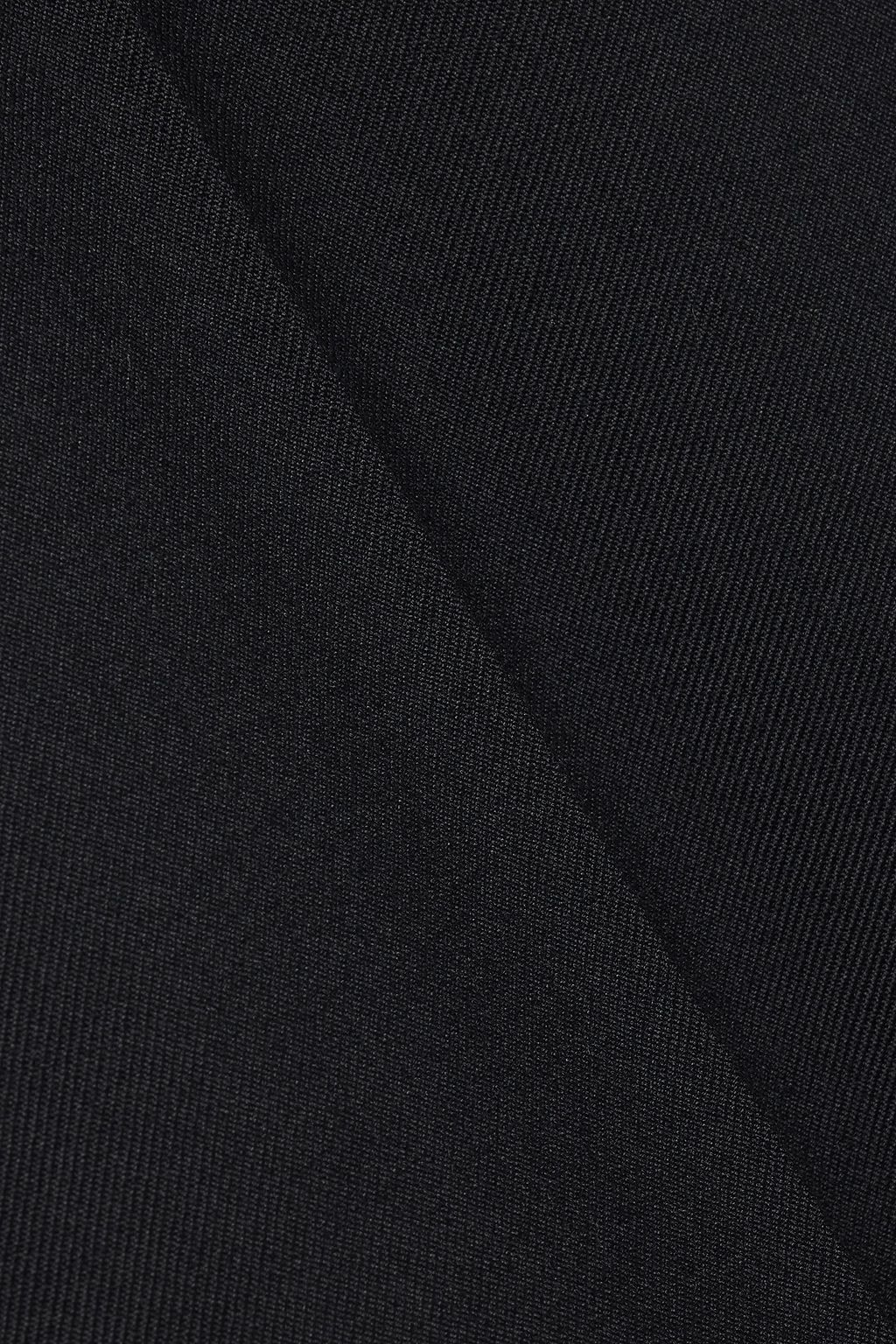 BALENCIAGA High-rise wool-blend twill straight-leg pants