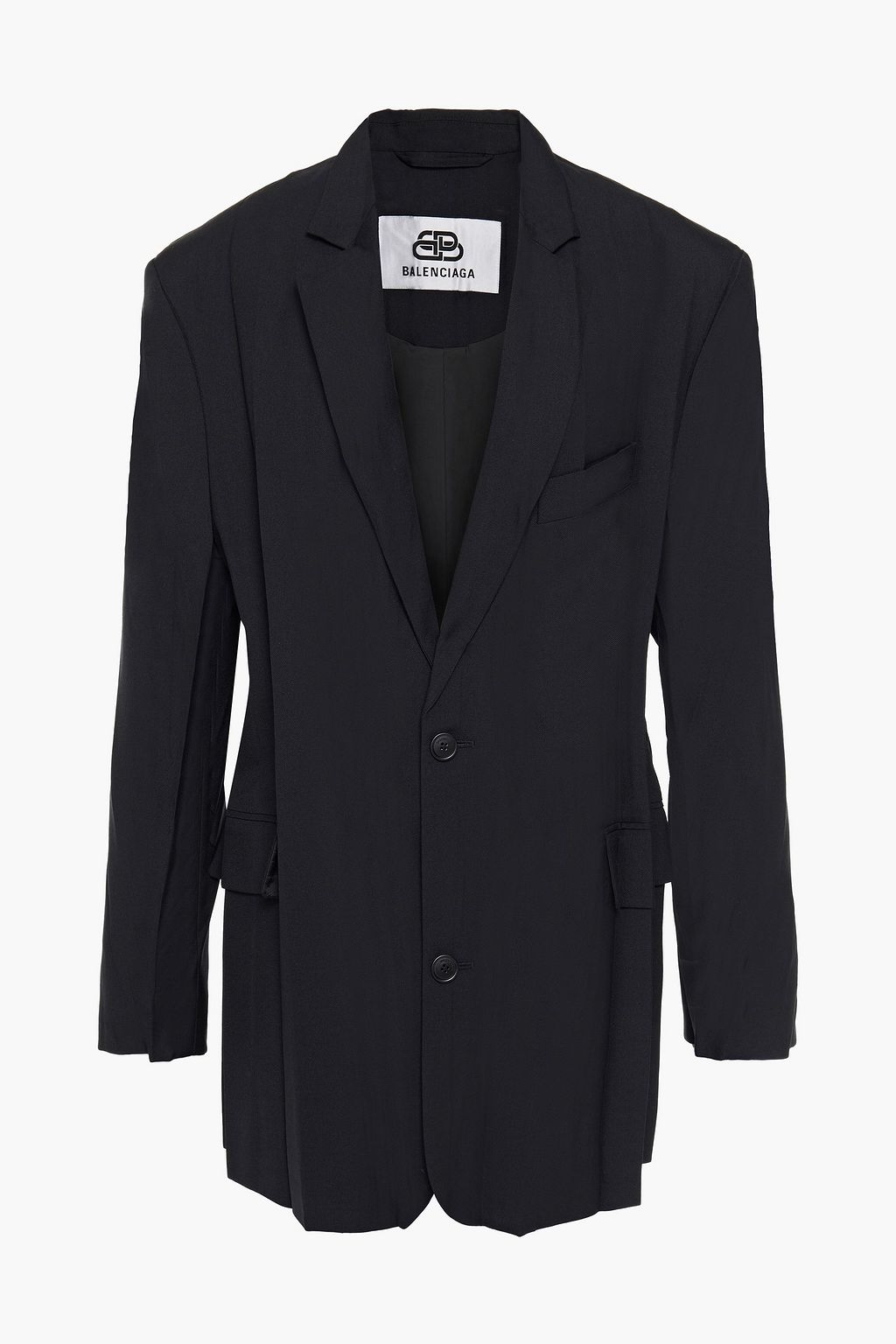 black twill blazer