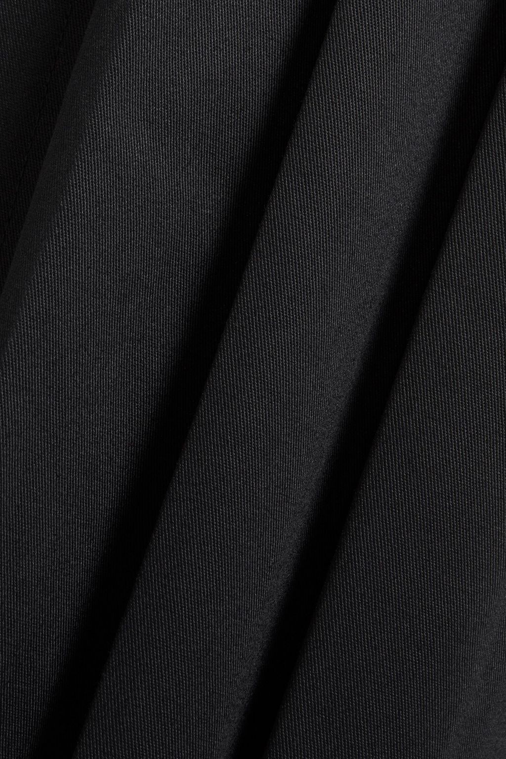 BALENCIAGA Pleated gabardine trench coat