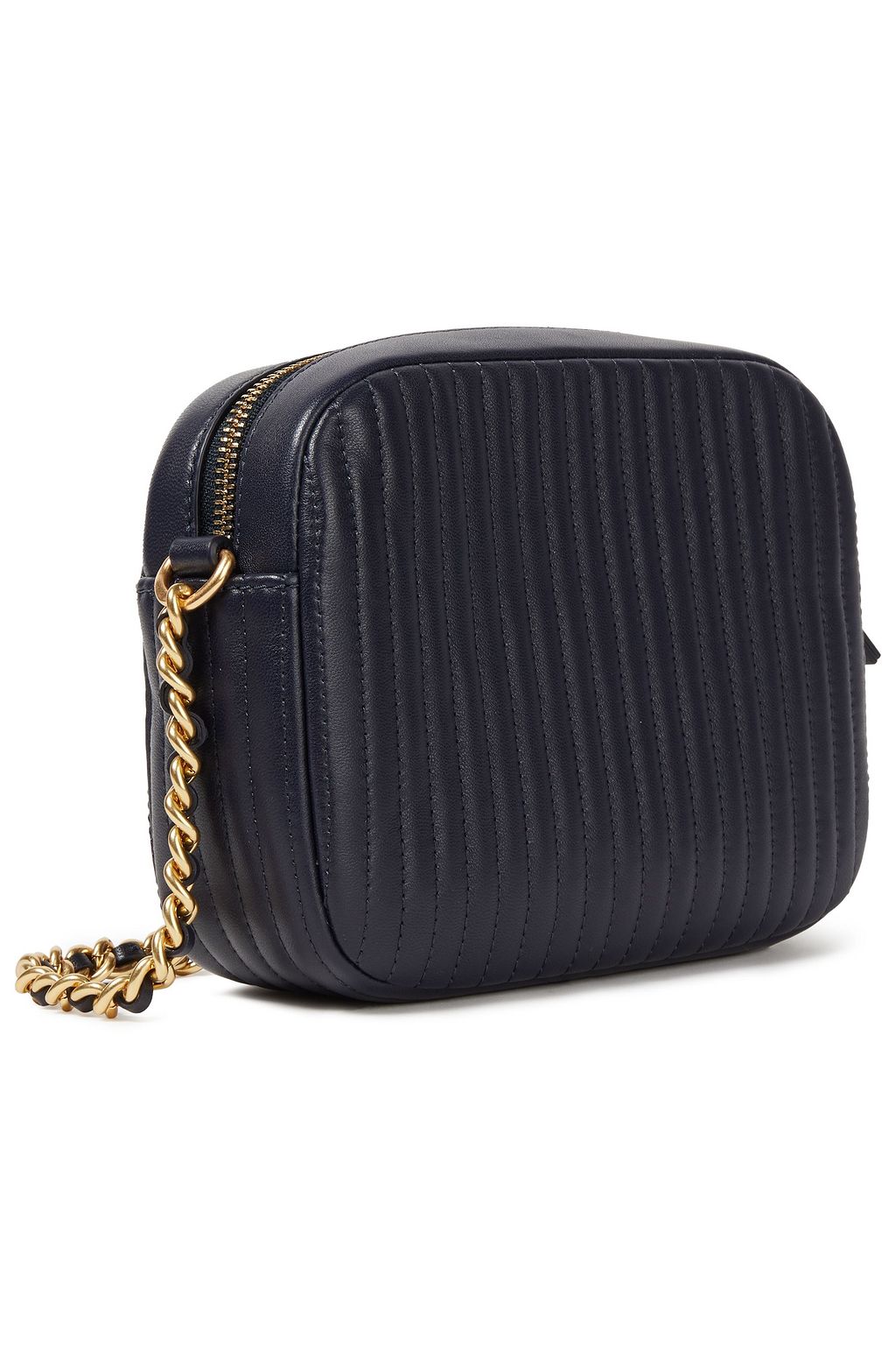 TORY BURCH Fleming floralprint quilted leather shoulder bag THE