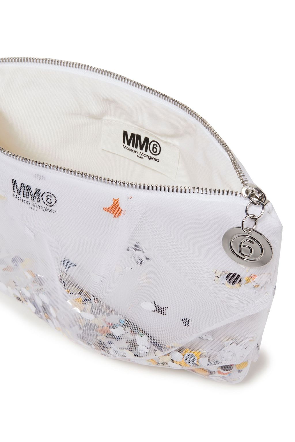 MM6 MAISON MARGIELA Embellished tulle pouch