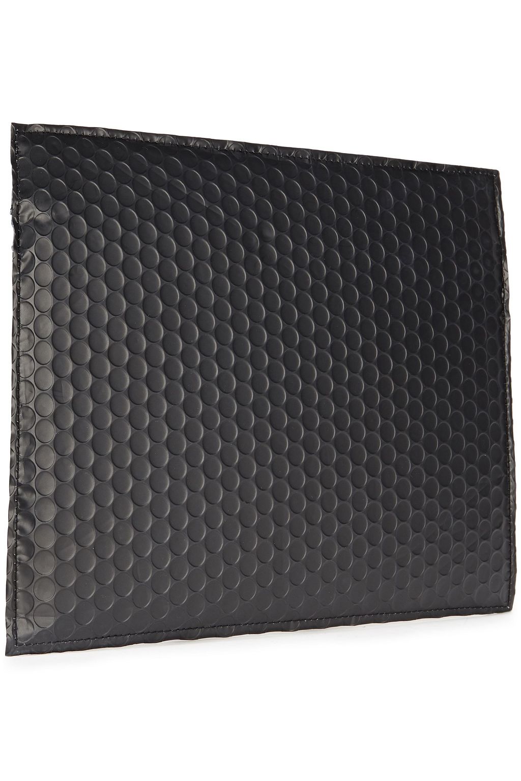 MM6 MAISON MARGIELA Set of three appliquéd embossed faux mirrored-leather pouches