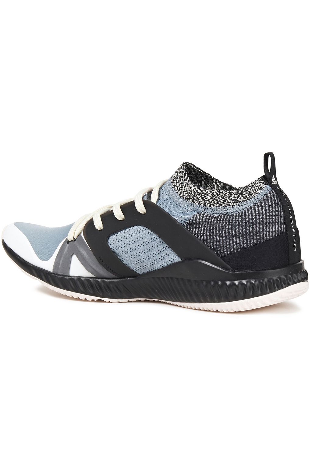ADIDAS BY STELLA MCCARTNEY Crazytrain Pro rubber-trimmed stretch-knit sneakers