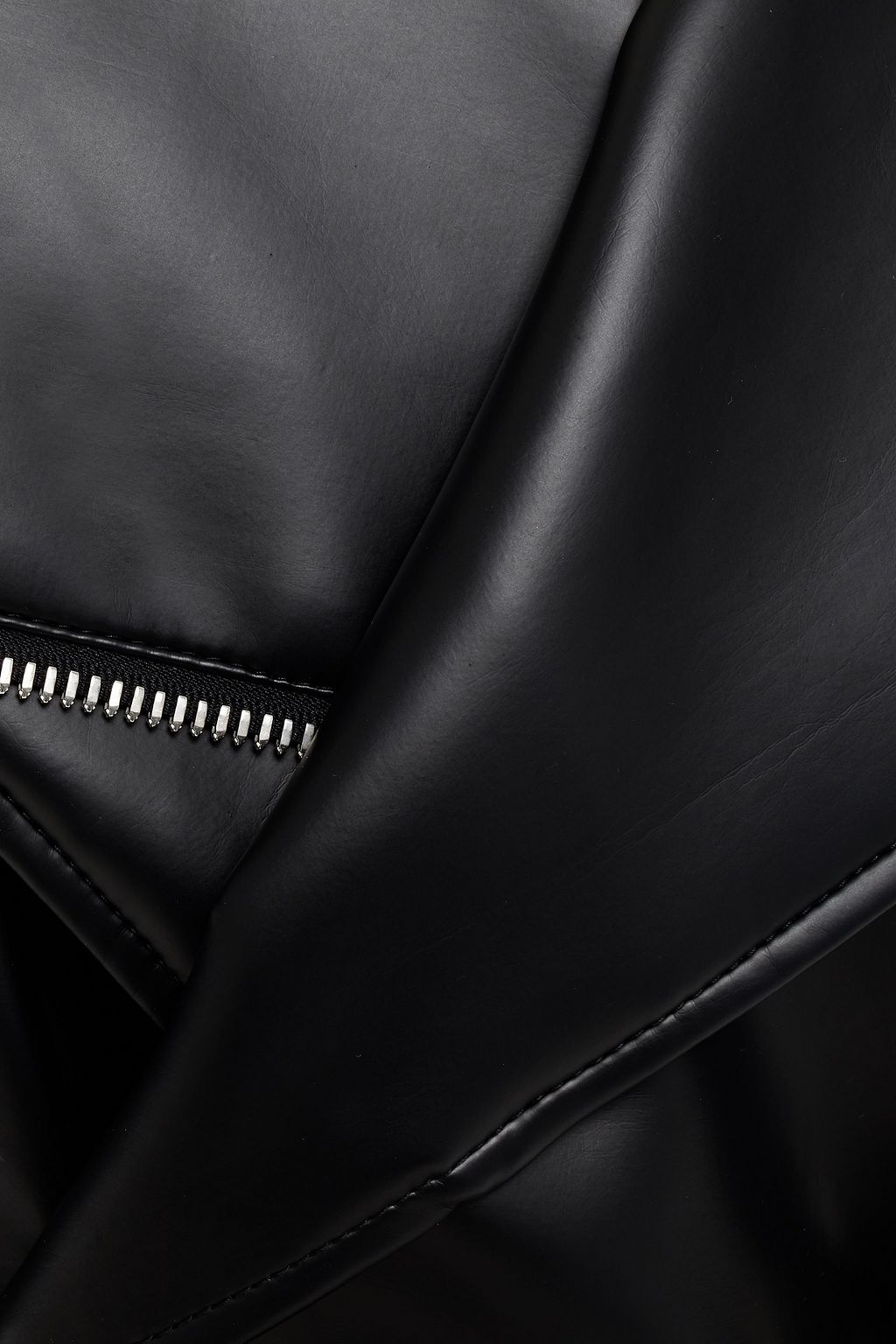 MAISON MARGIELA Double-breasted belted faux leather jacket