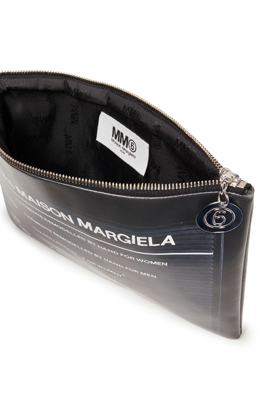 MM6 MAISON MARGIELA Printed faux leather pouch