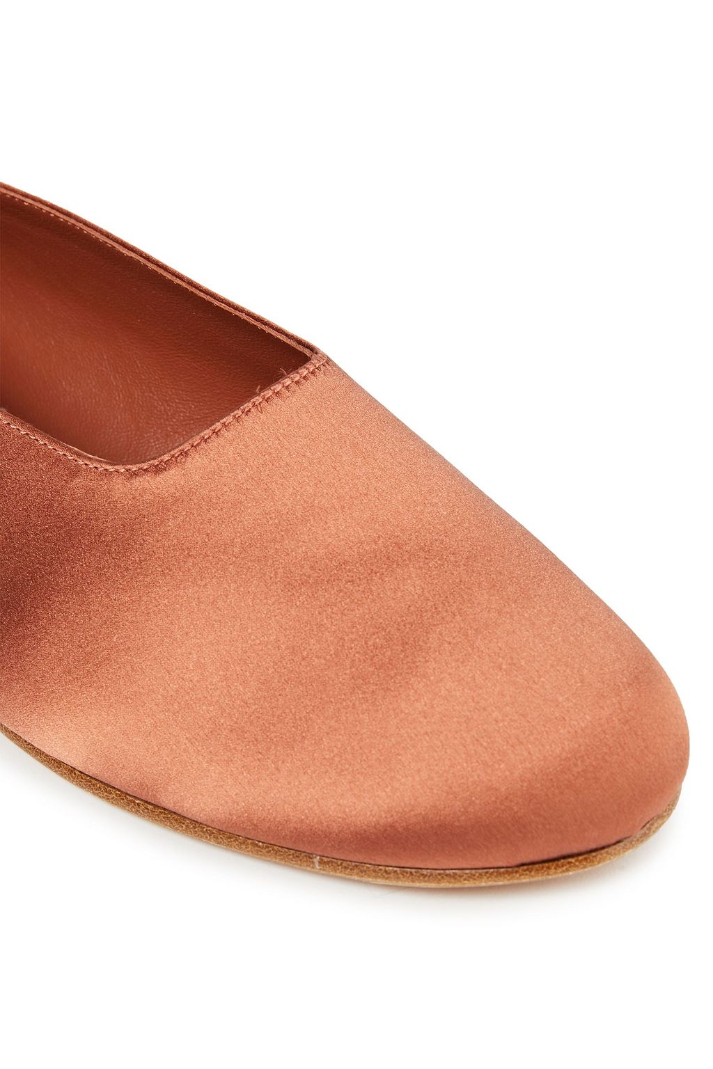 VINCE. Satin ballet flats