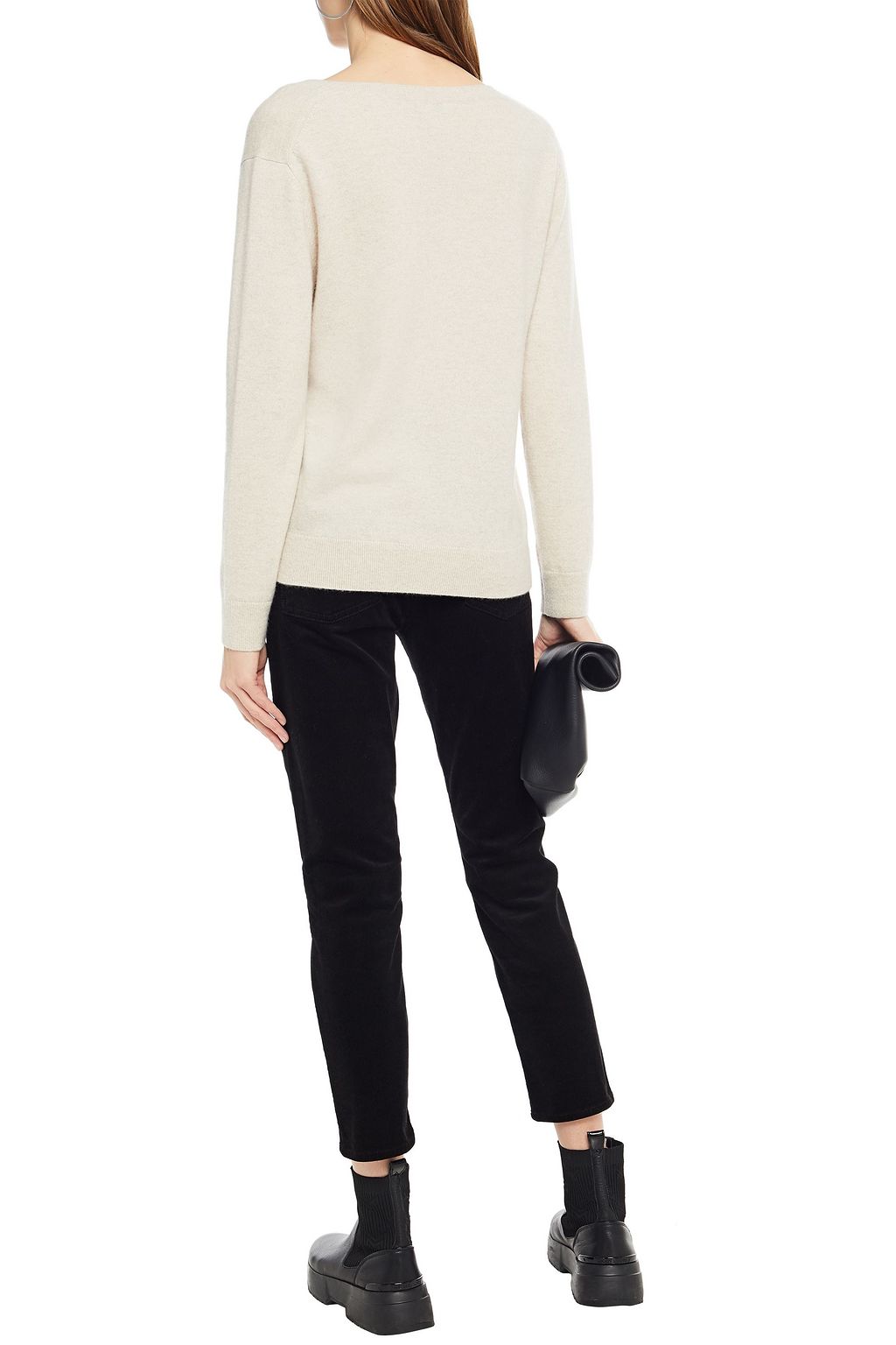 7 FOR ALL MANKIND Cropped cotton-blend corduroy slim-leg pants