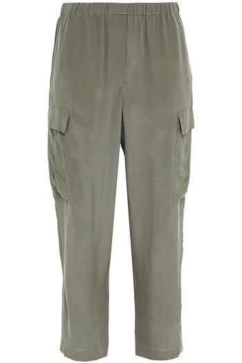 theory silk cargo pants