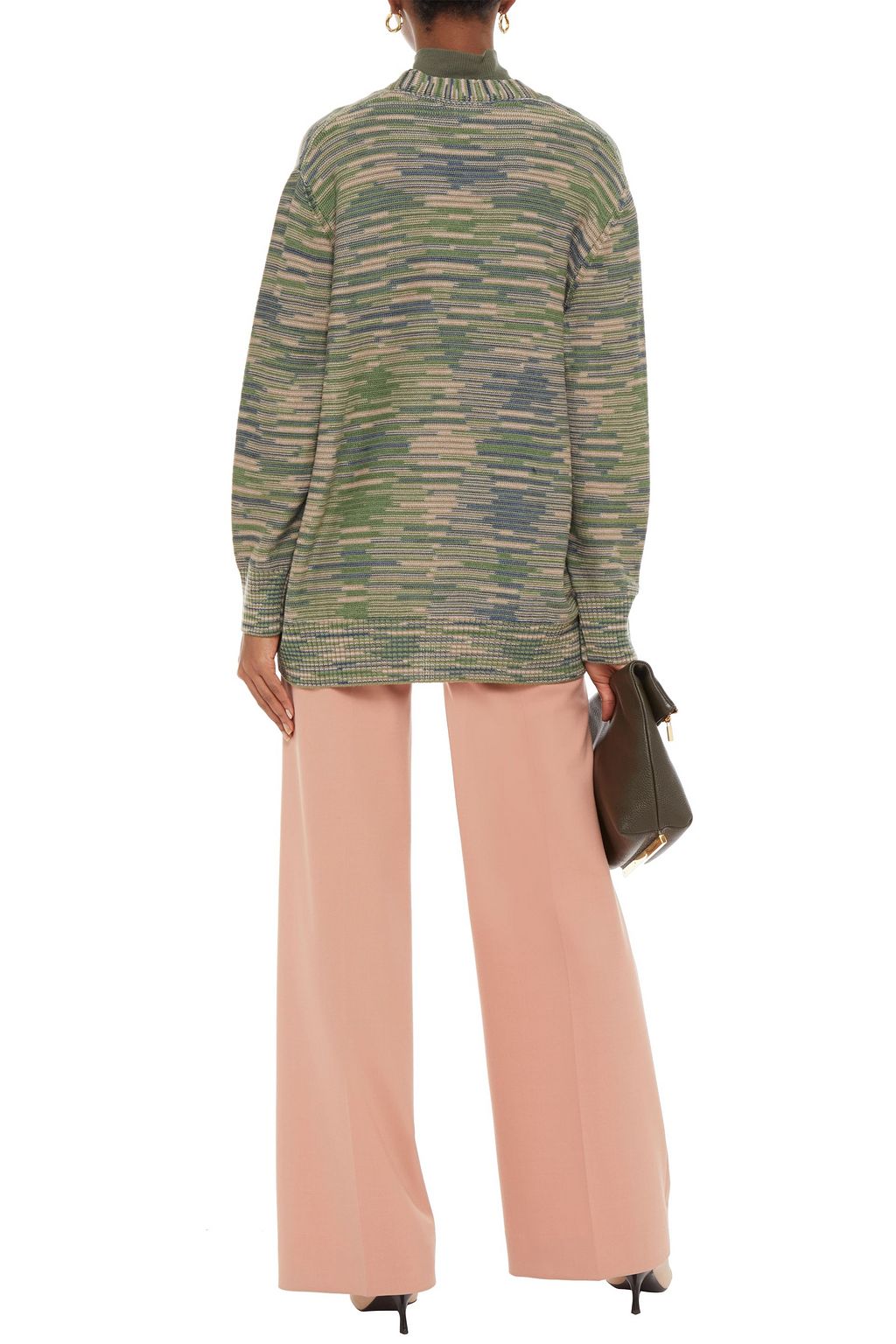 M MISSONI Crochet-knit wool cardigan