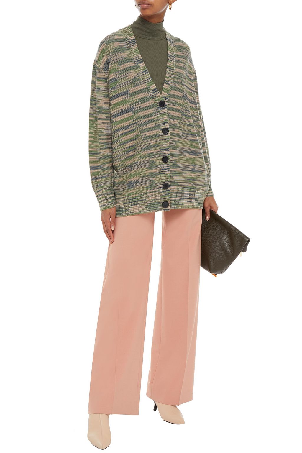 M MISSONI Crochet-knit wool cardigan