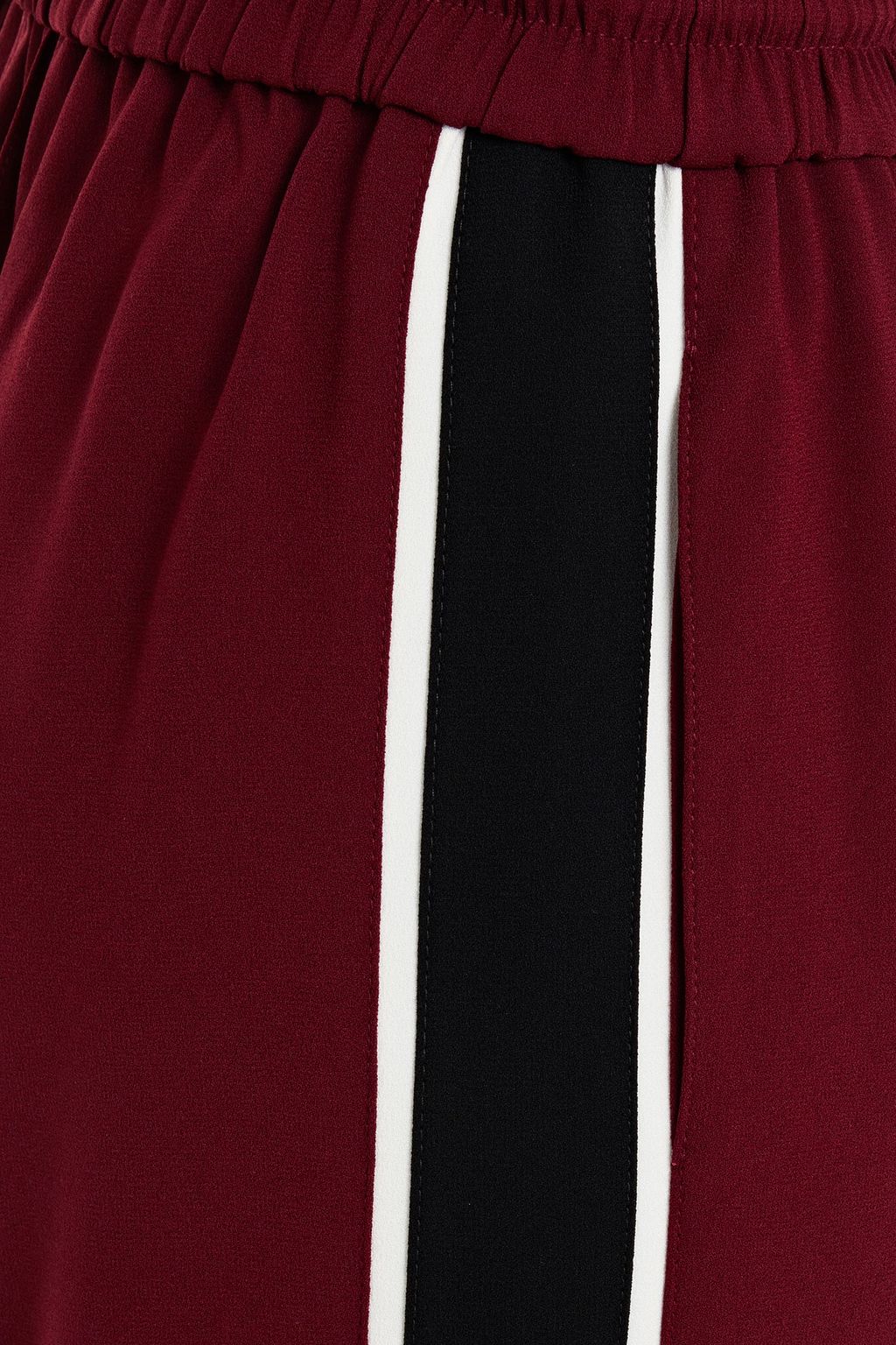 KENZO Striped stretch-crepe track pants