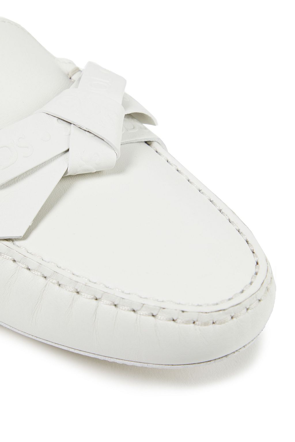 TOD'S Knotted leather loafers