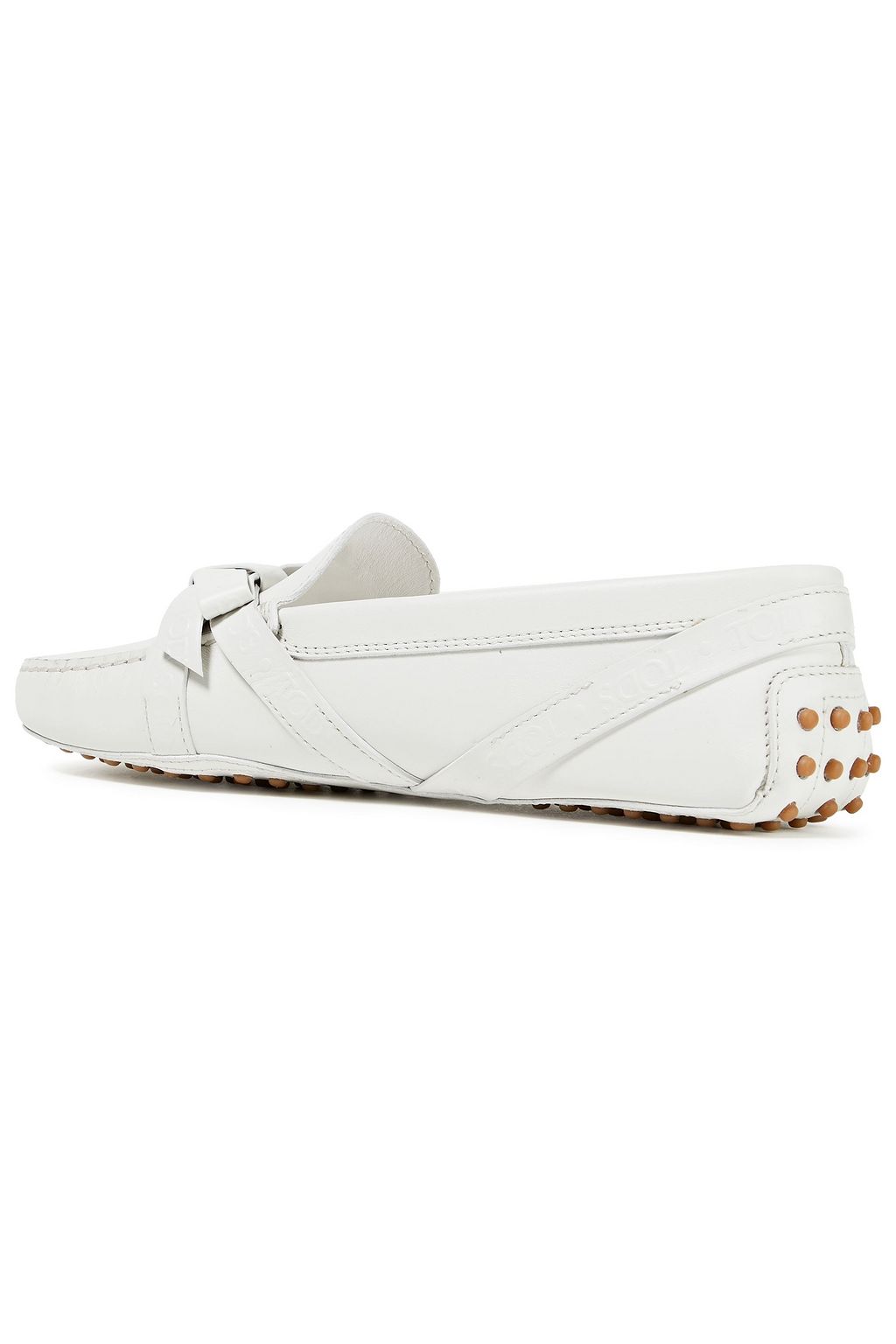 TOD'S Knotted leather loafers