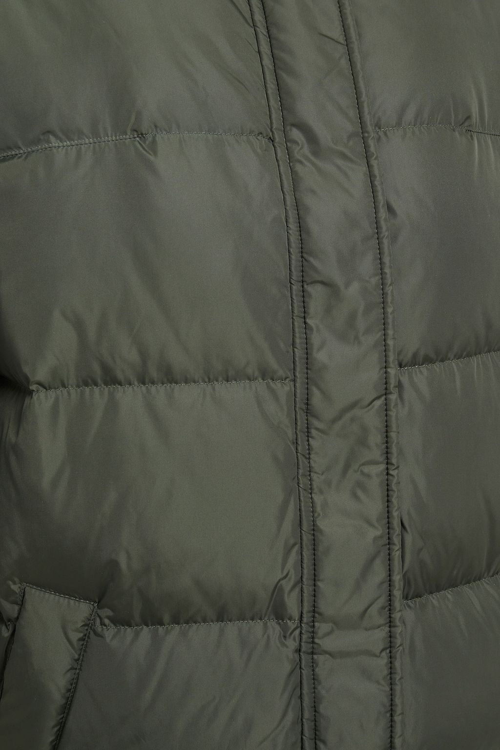 KENZO Quilted shell hooded down coat