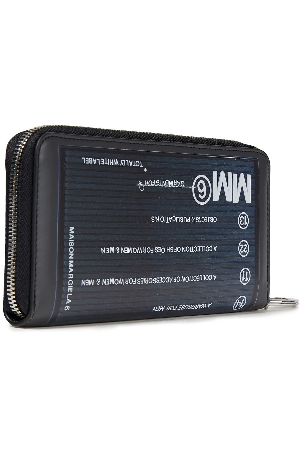 MM6 MAISON MARGIELA Printed faux leather continental wallet