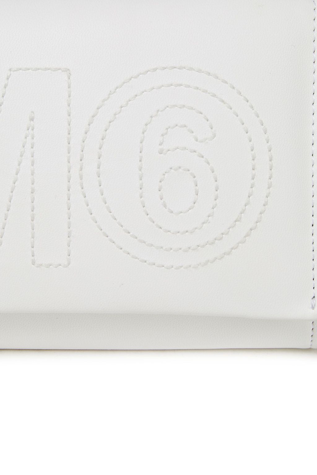 MM6 MAISON MARGIELA Embroidered faux leather wallet