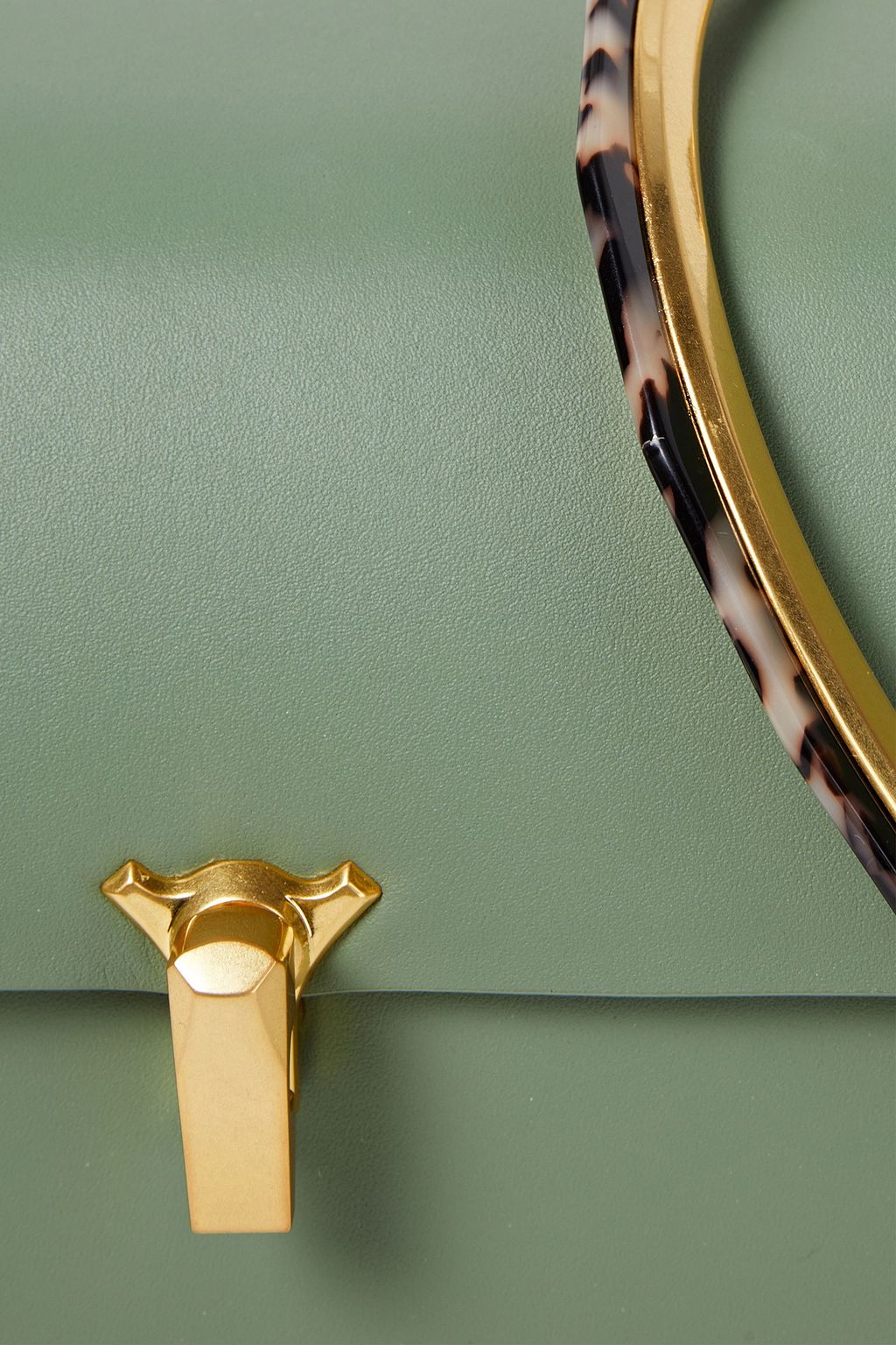 THE VOLON PO Trunk leather shoulder bag