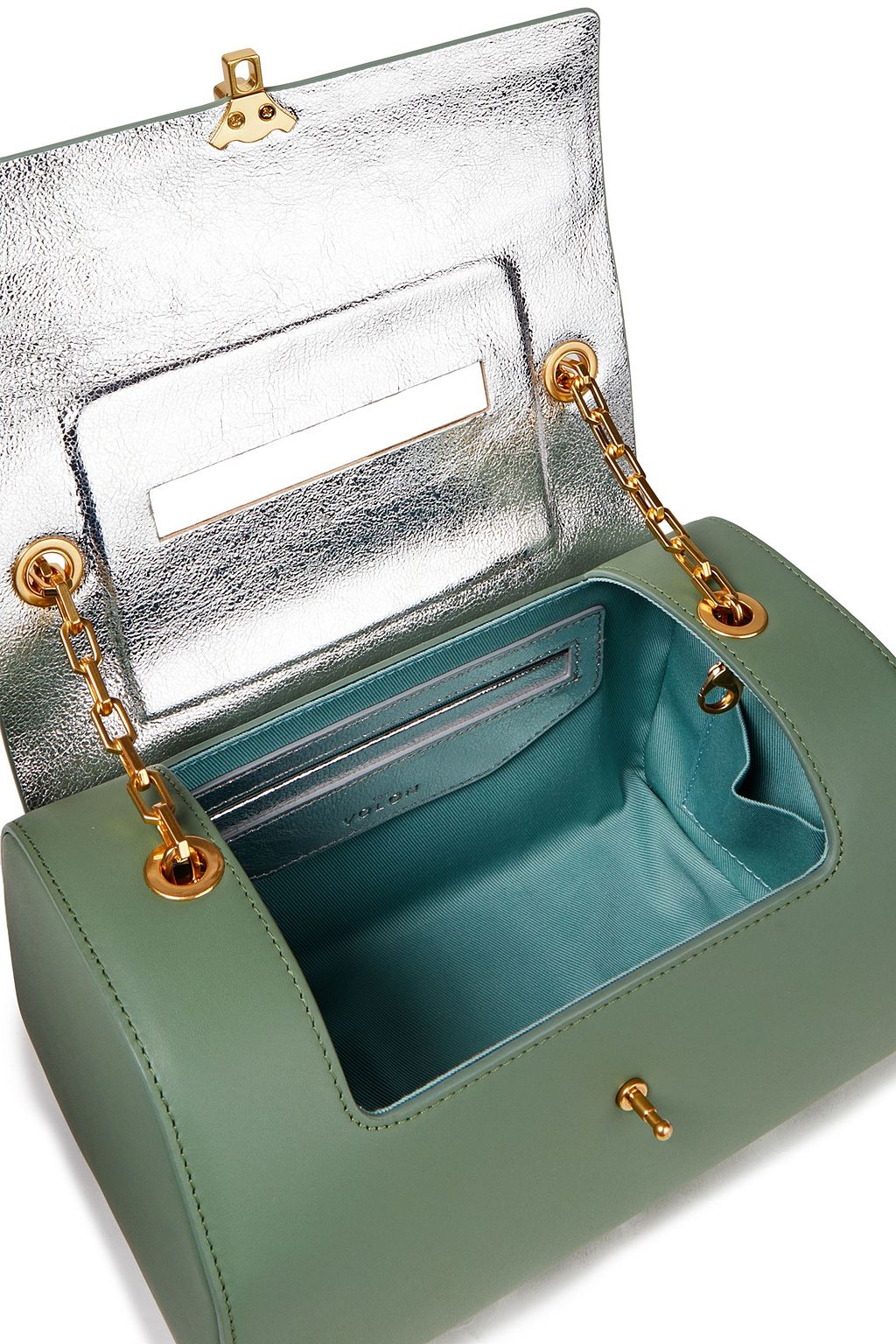 THE VOLON PO Trunk leather shoulder bag