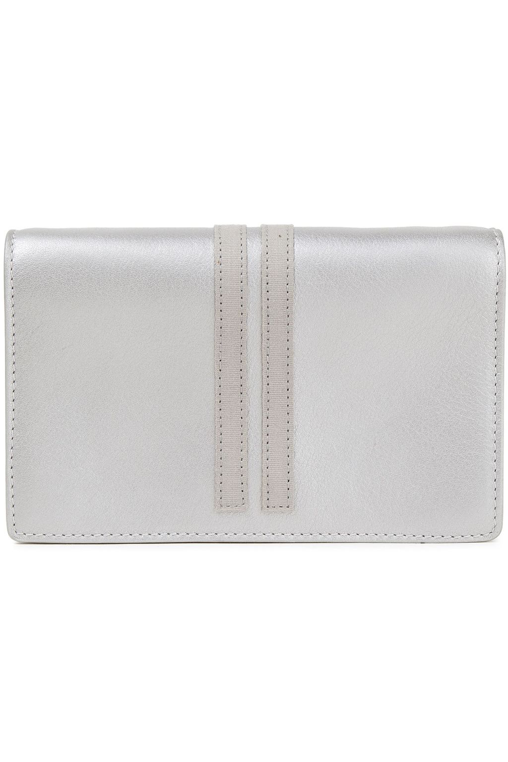 RICK OWENS Metallic textured-leather shoulder bag