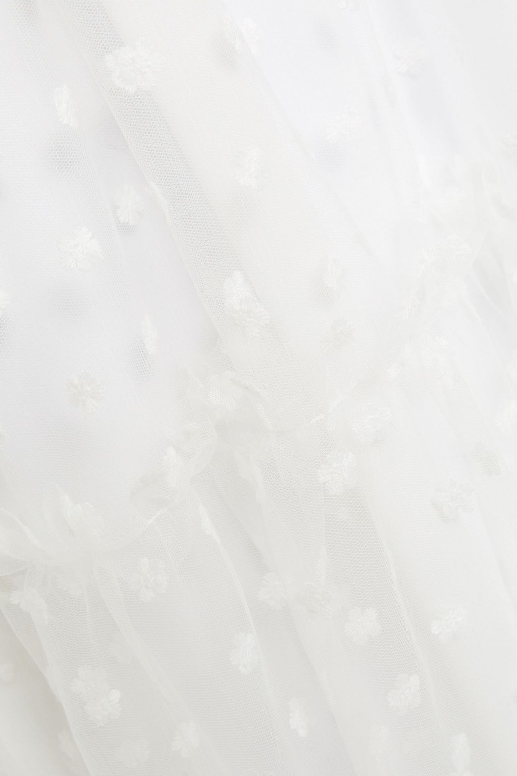 PHILOSOPHY DI LORENZO SERAFINI Embroidered ruffled tulle maxi dress