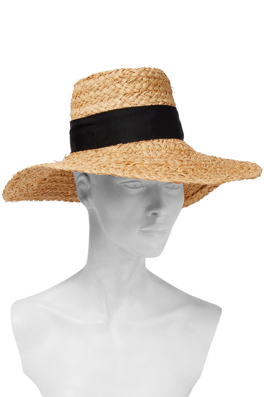 ZIMMERMANN Grosgrain-trimmed straw sunhat