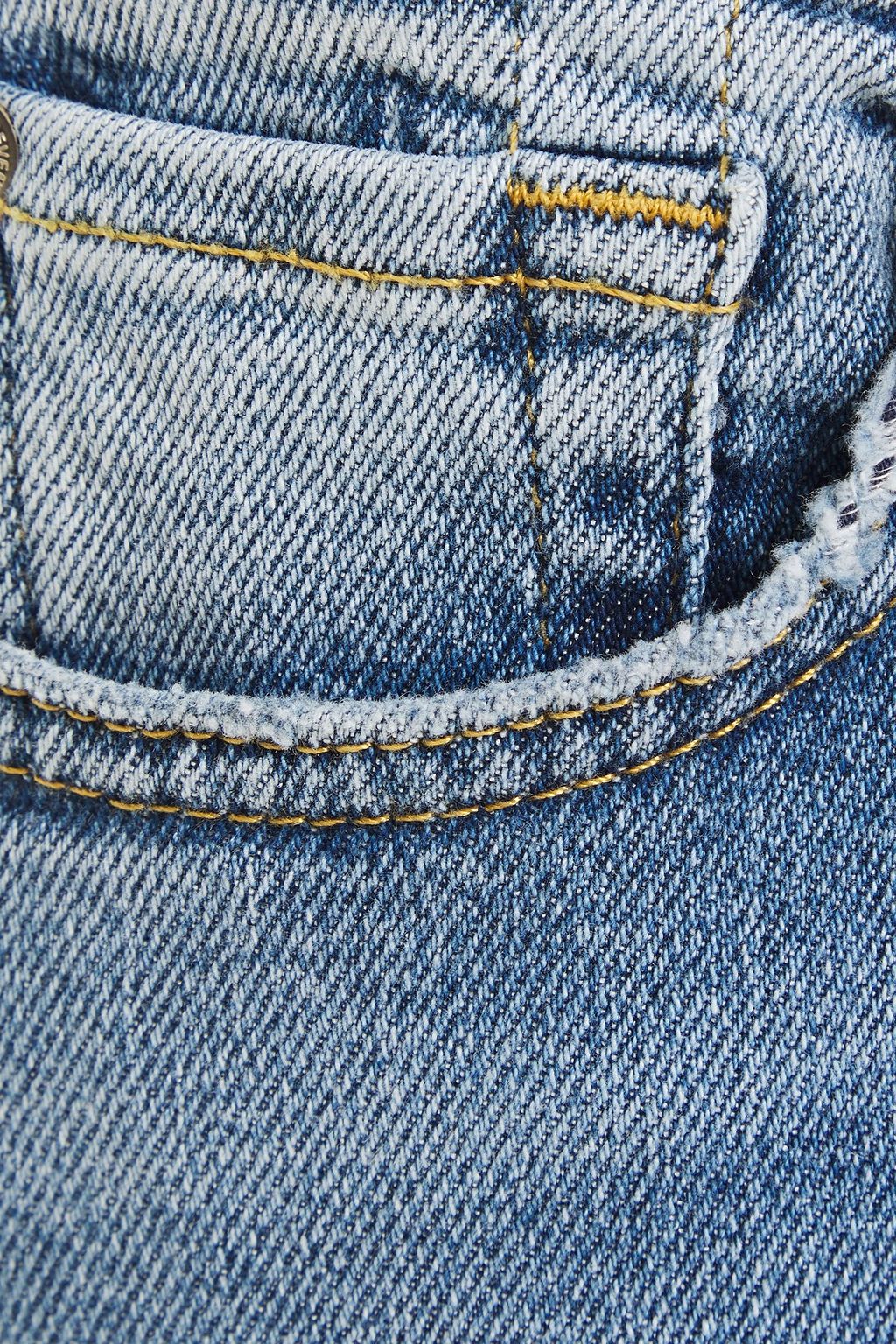 7 FOR ALL MANKIND Alexa cropped faded high-rise wide-leg jeans
