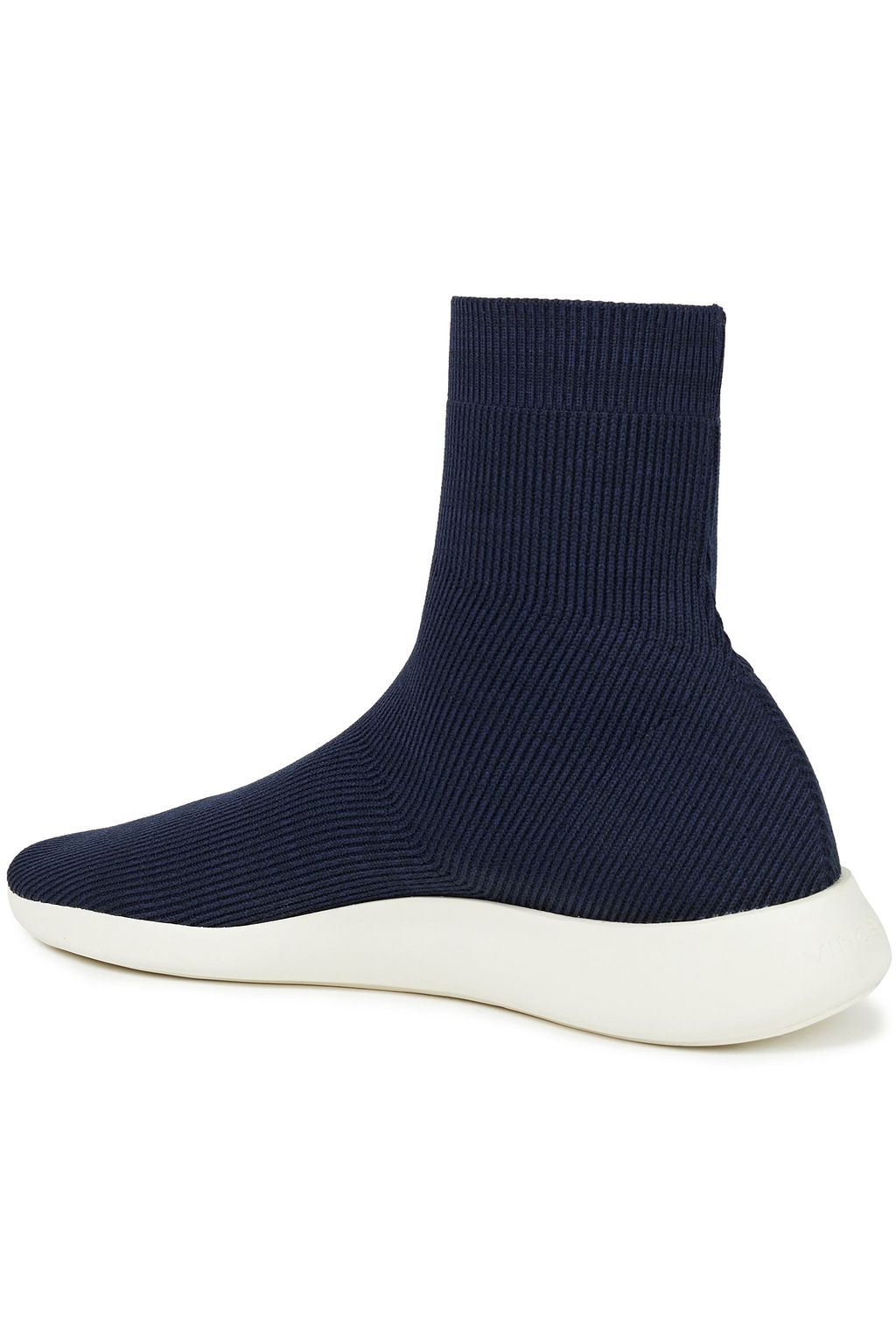 stretch knit slip on sneakers