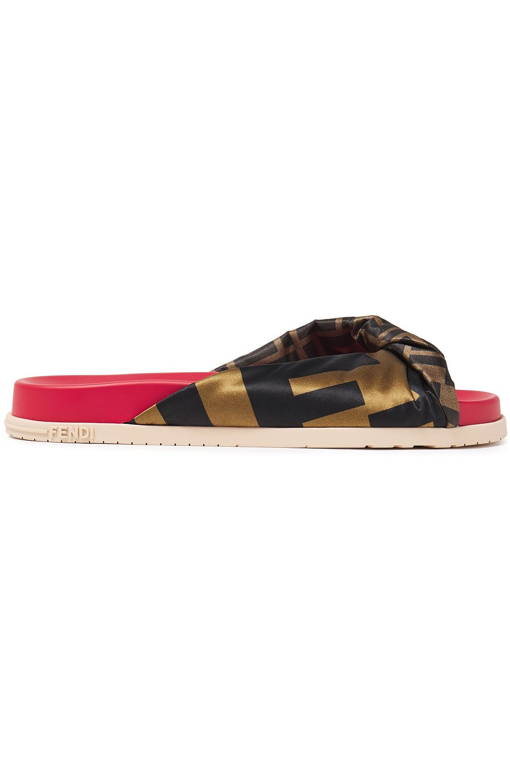 fendi logo print slides