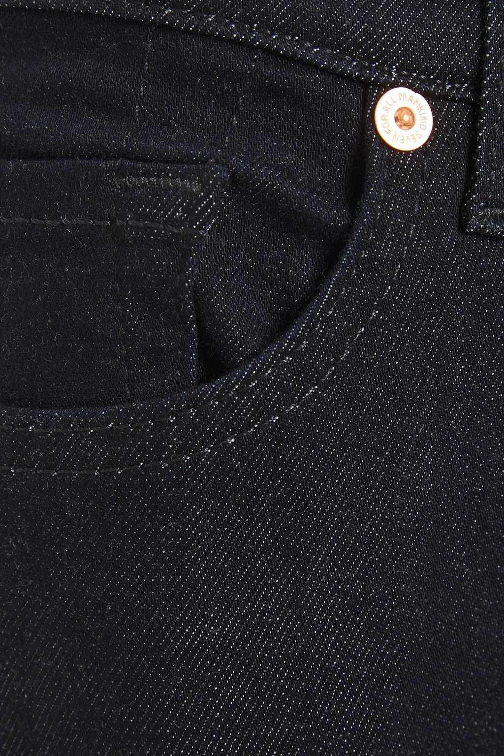 7 FOR ALL MANKIND The Straight high-rise straight-leg jeans