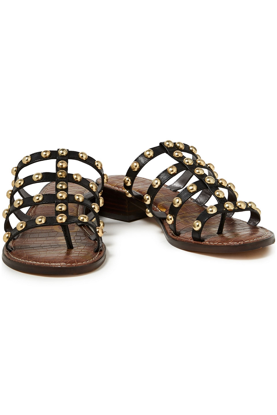 SAM EDELMAN JUNIPER STUDDED LEATHER MULES,3074457345624536674