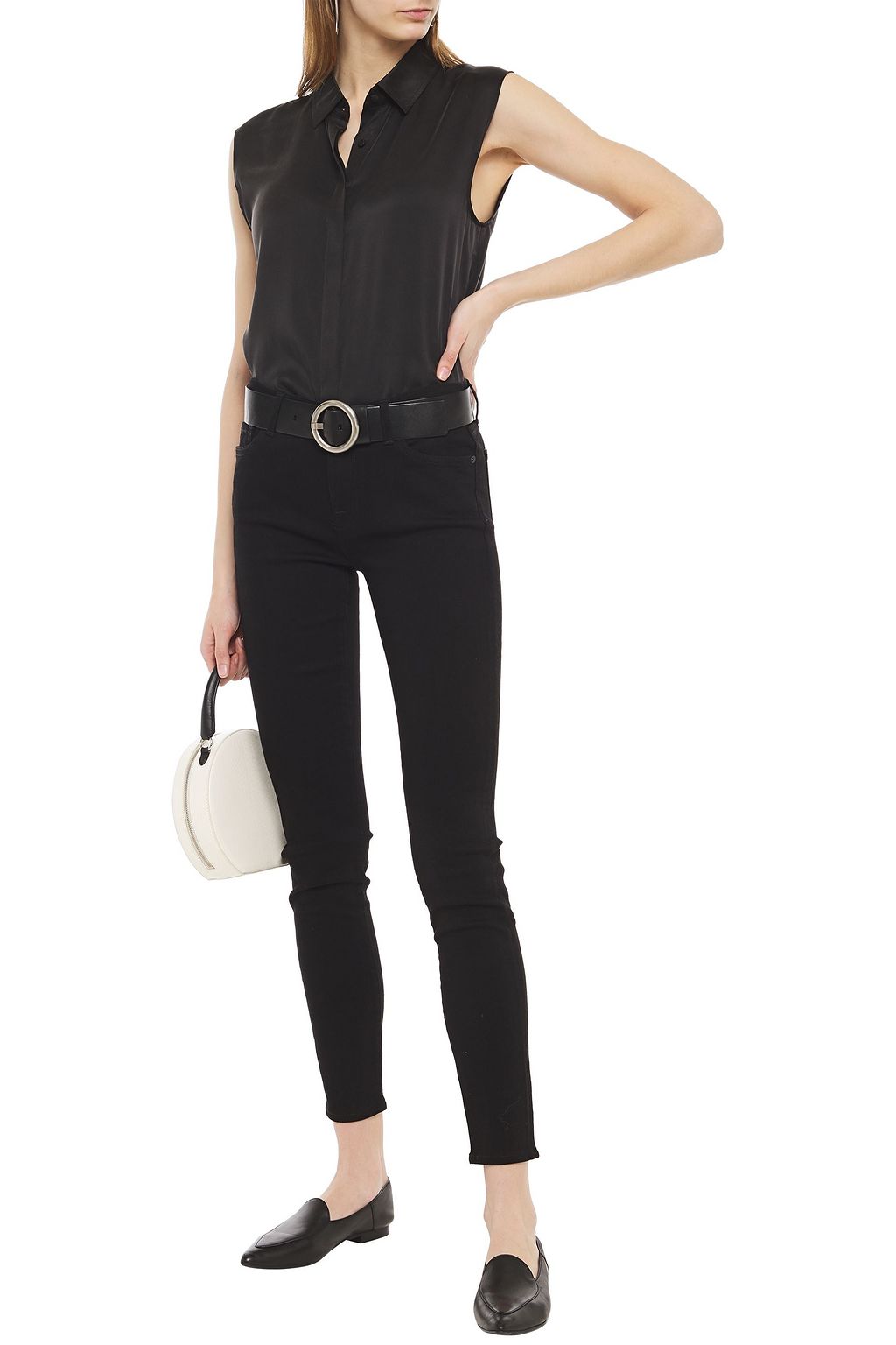 7 FOR ALL MANKIND The Skinny mid-rise skinny jeans