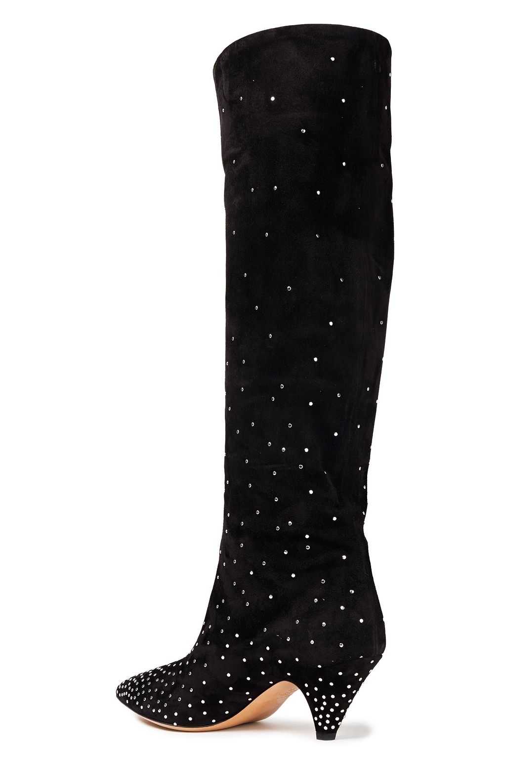 VALENTINO GARAVANI Studded suede knee boots