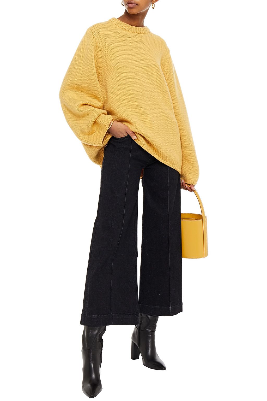 STELLA MCCARTNEY High-rise wide-leg jeans