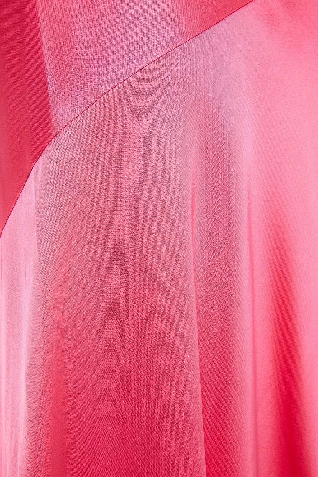 HELMUT LANG Asymmetric satin skirt