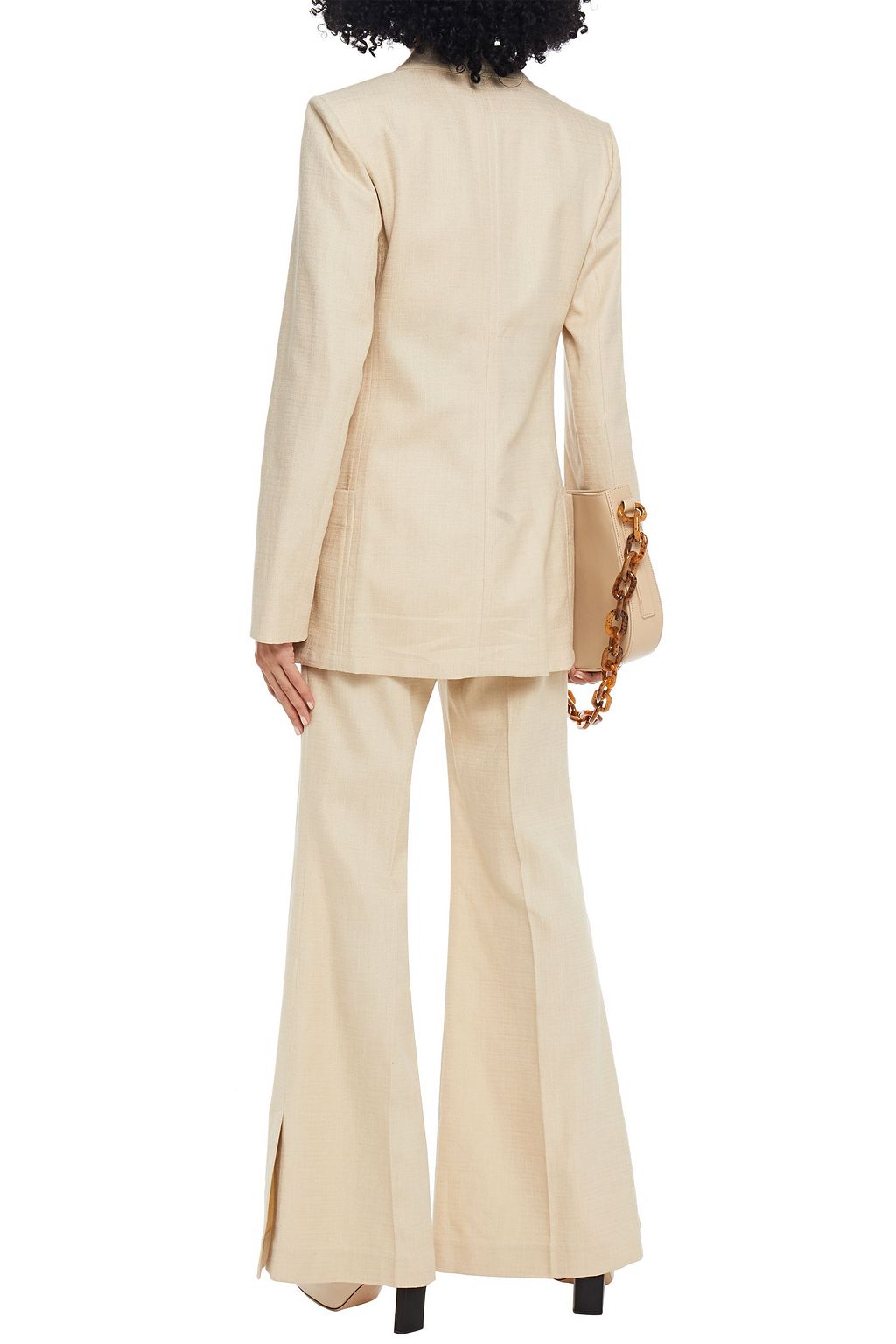 JOSEPH Double-breasted shantung blazer