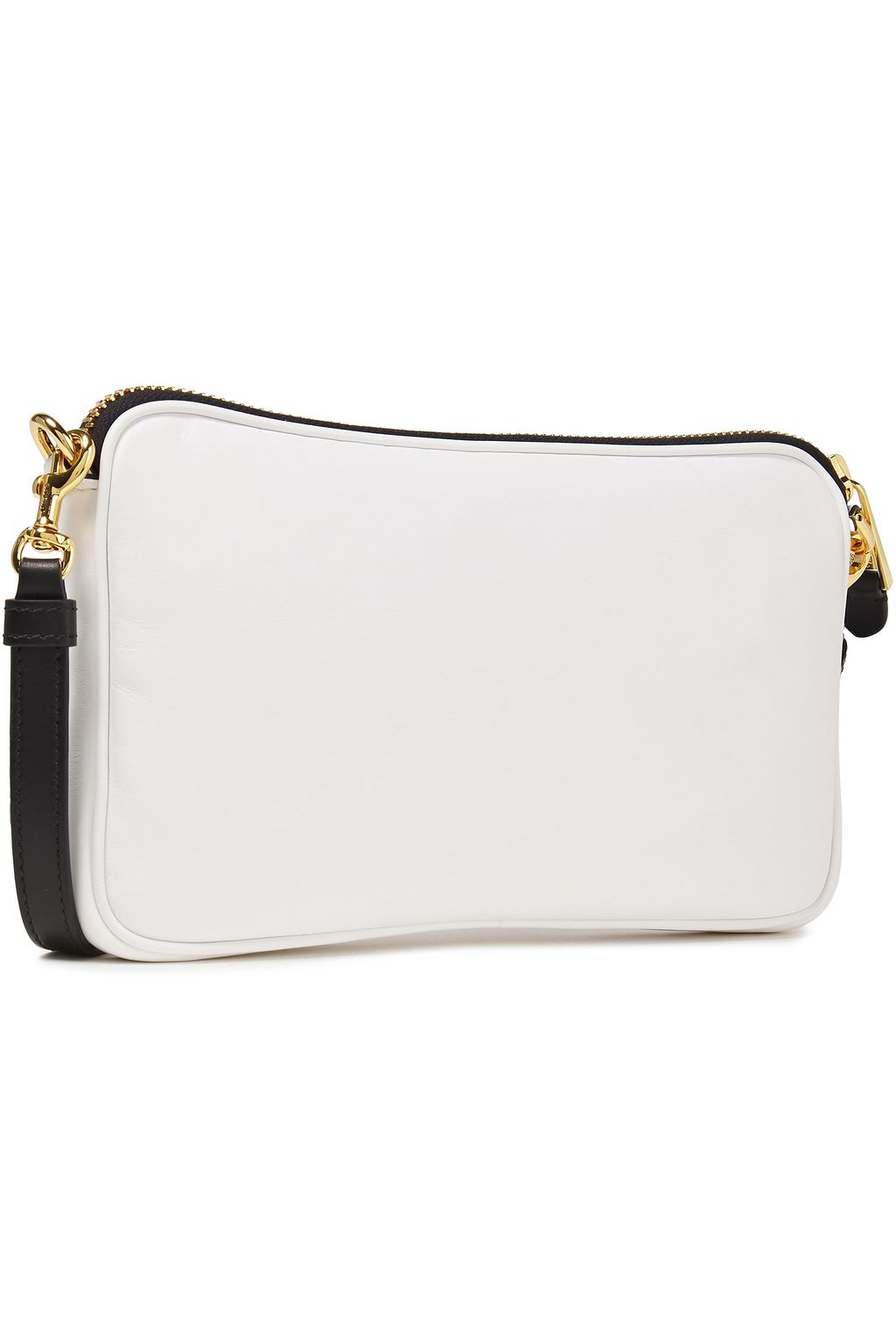 MOSCHINO Logo-print leather shoulder bag