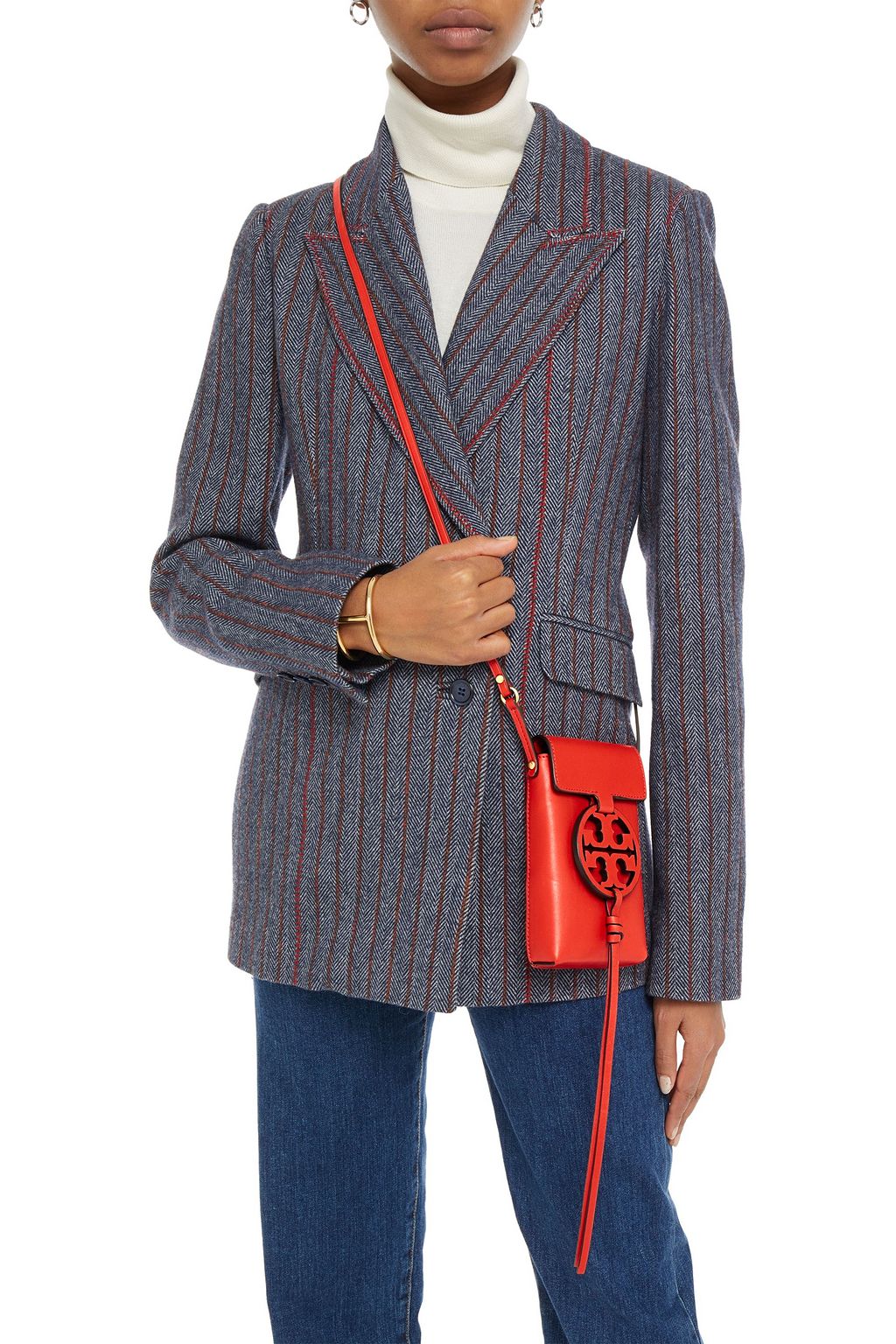 TORY BURCH Miller leather shoulder bag
