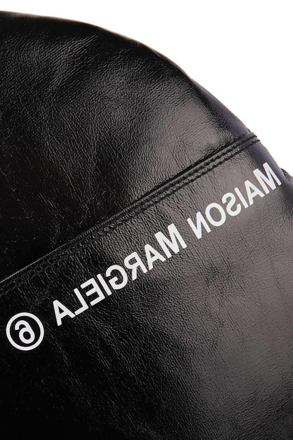 MM6 MAISON MARGIELA Metallic faux leather clutch