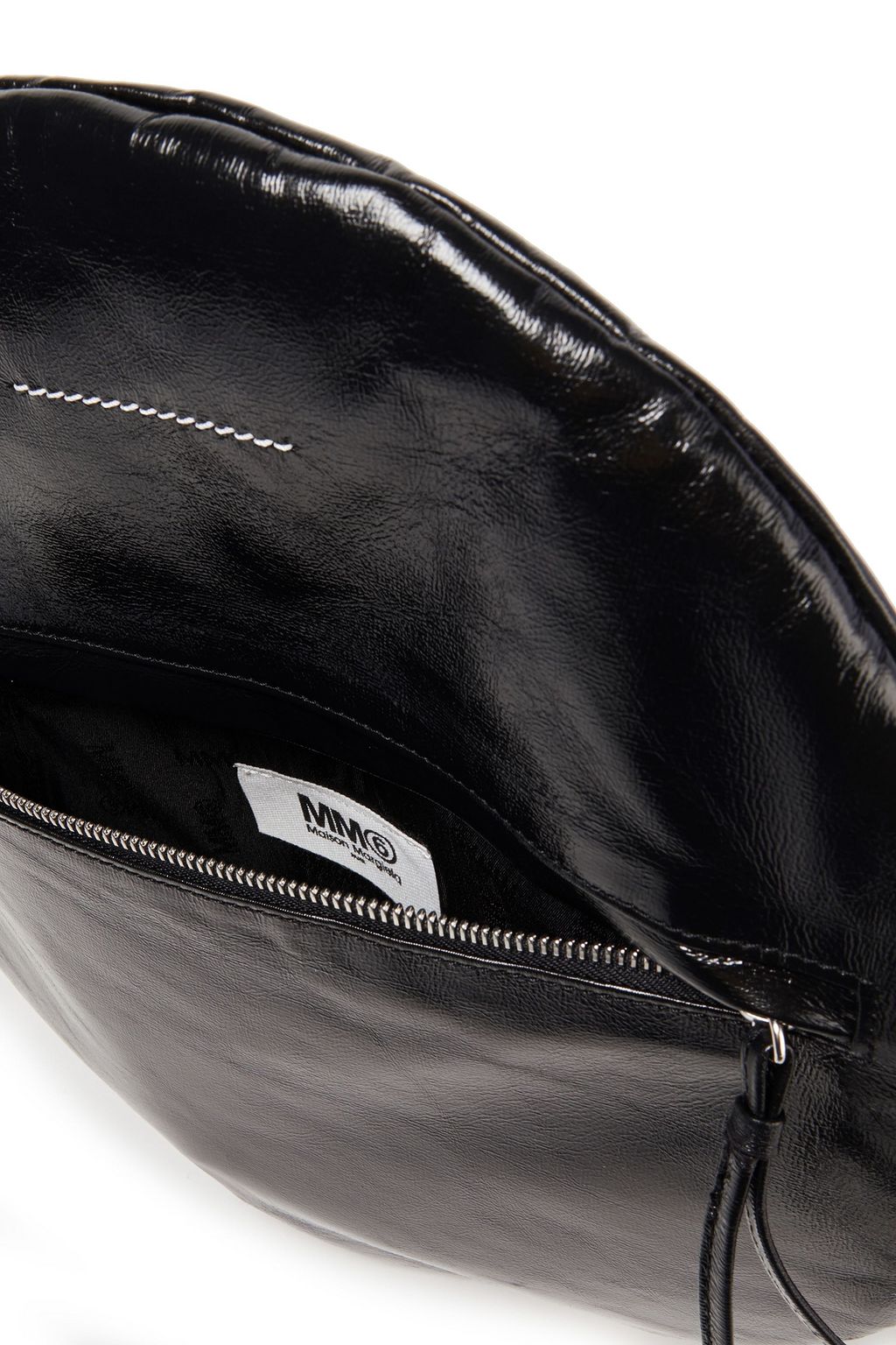 MM6 MAISON MARGIELA Metallic faux leather clutch