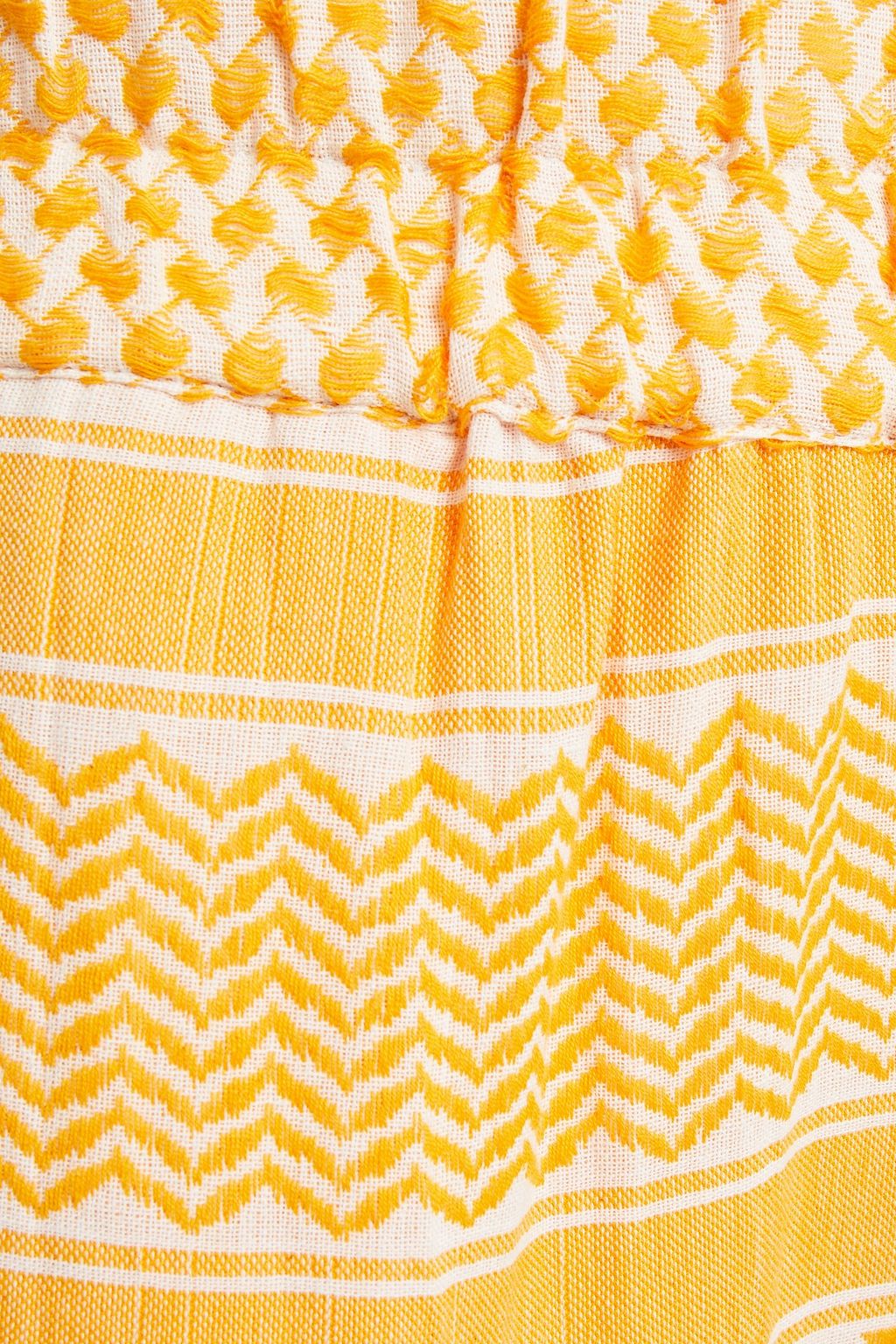 SUMMERY COPENHAGEN Cotton-jacquard wide-leg pants