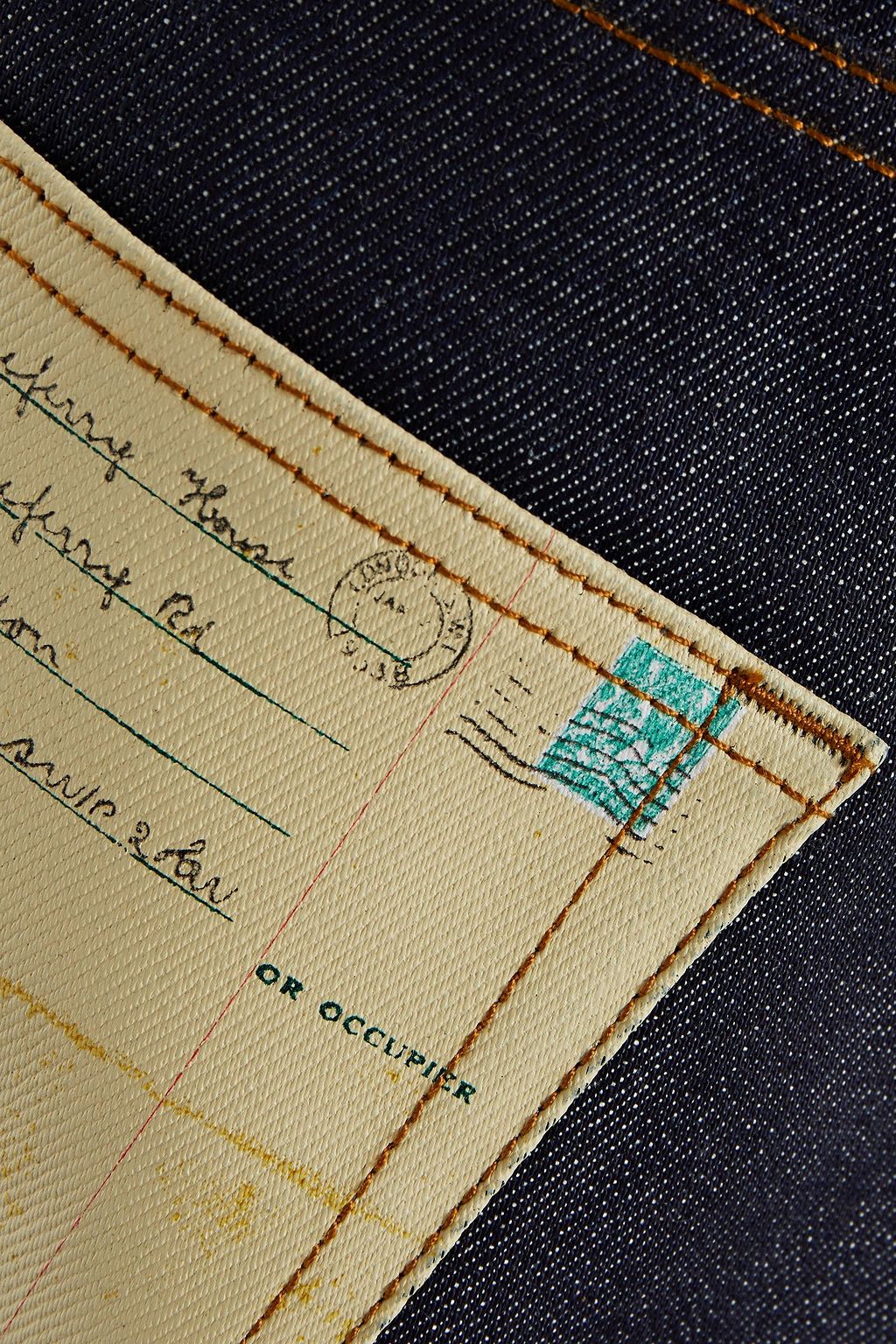 BURBERRY High-rise straight-leg jeans