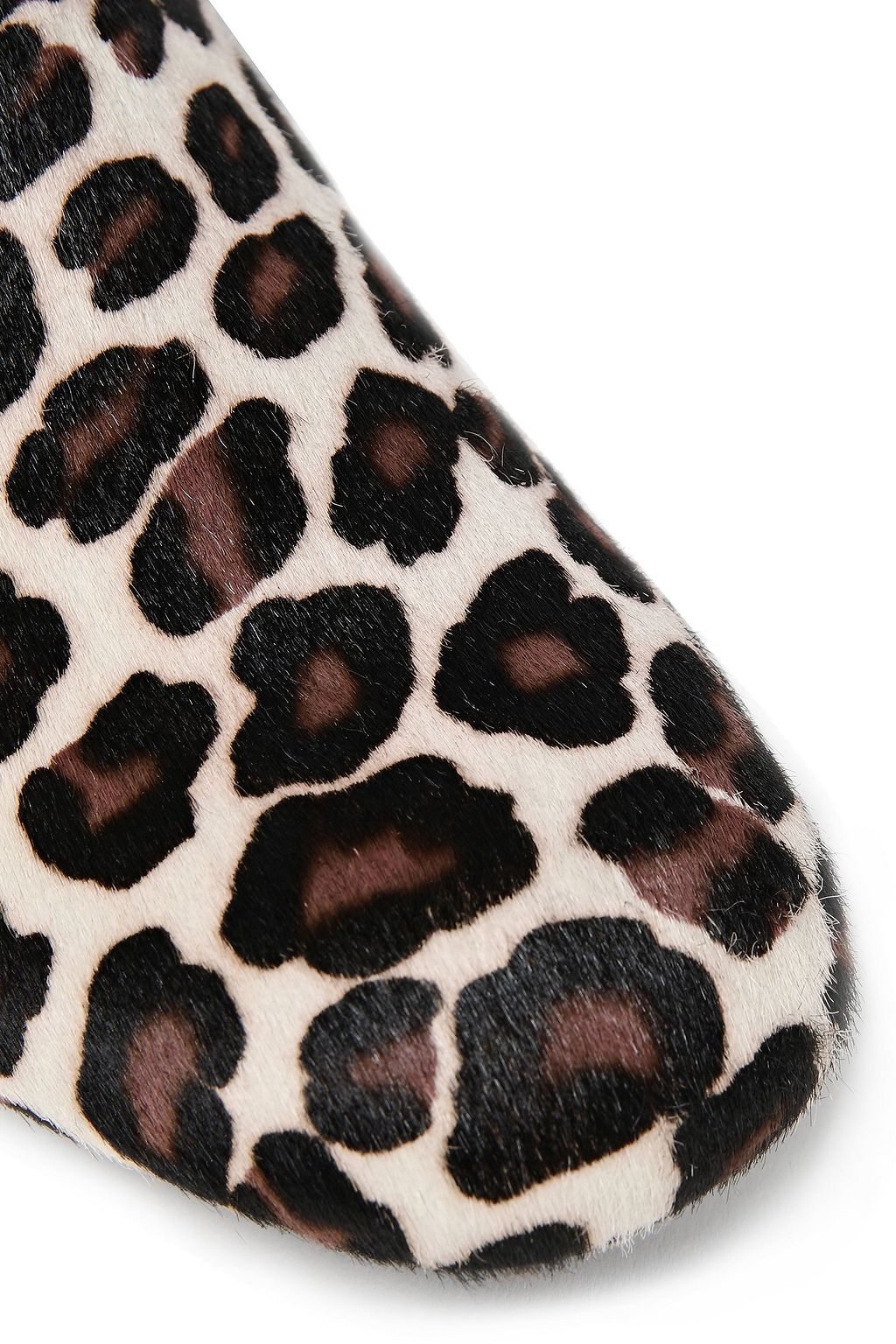 TOD'S Leopard-print calf hair ankle boots