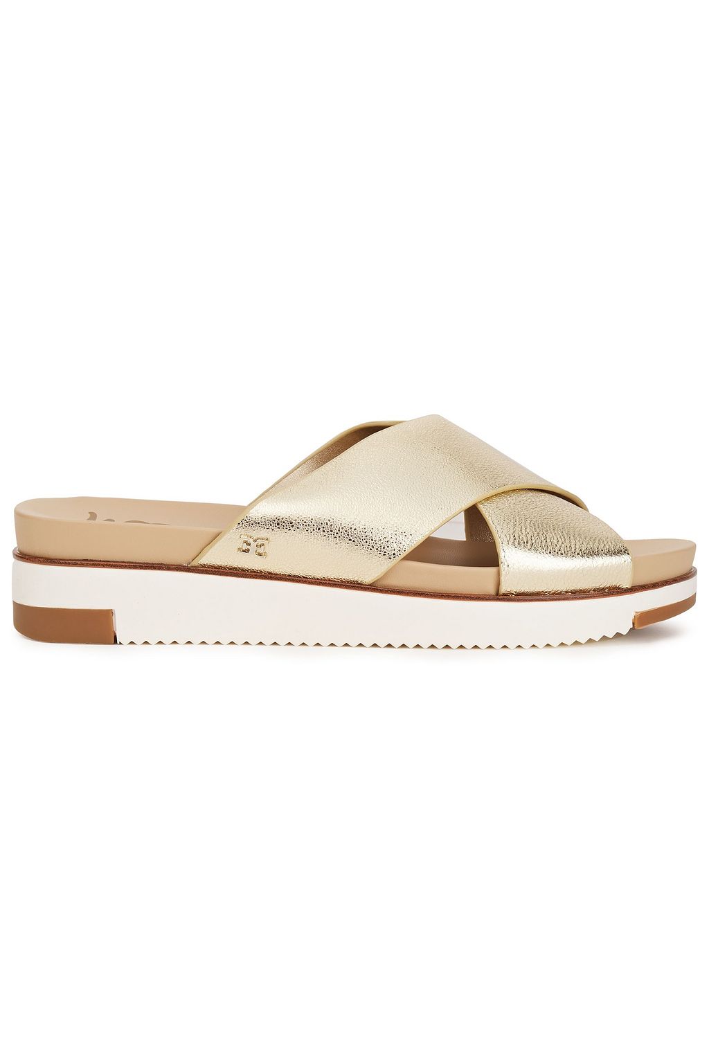 sam edelman audrea slide sandal gold
