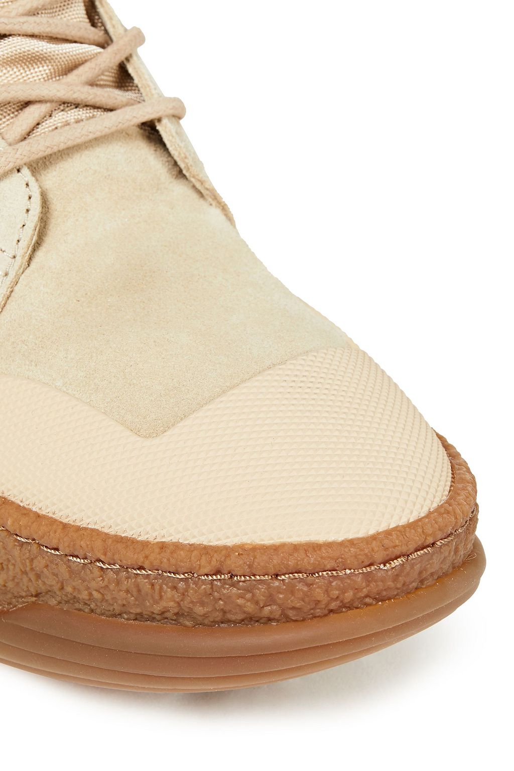 ALEXANDER WANG Suede and canvas snow boots